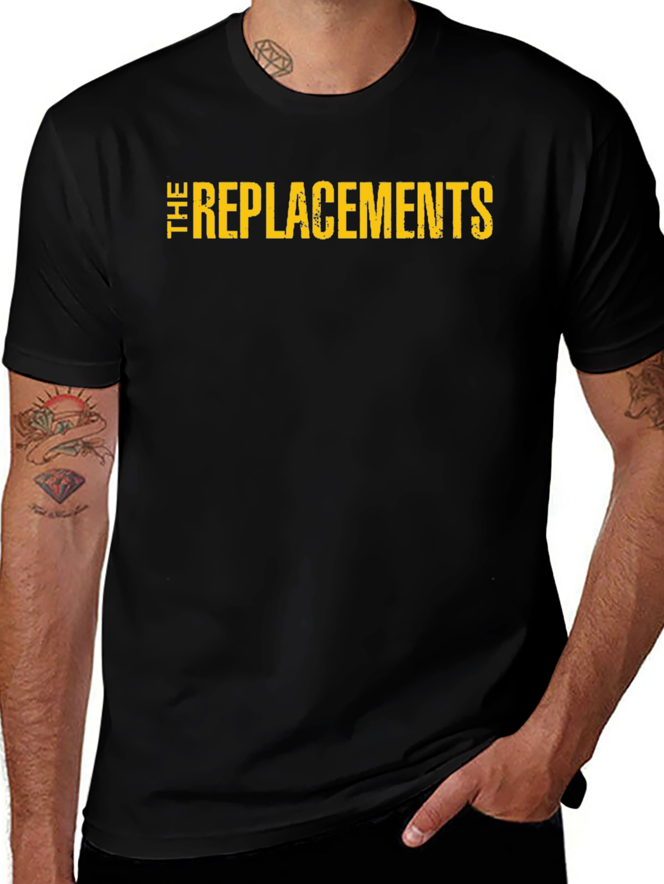 The Replacements Graphic T-Shirt - Black Cotton Tee