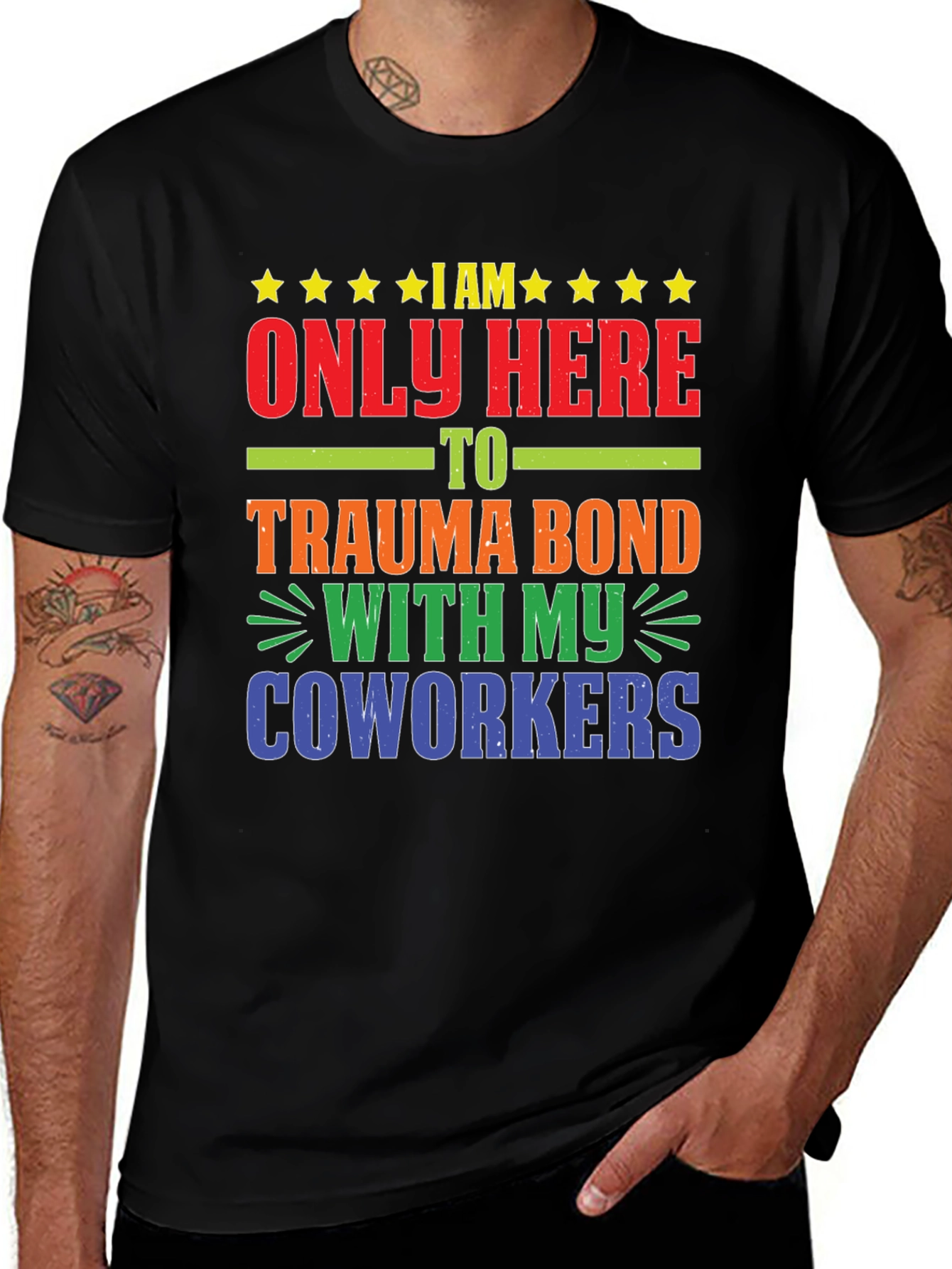 Variant 22 of Trauma Bond Coworkers Graphic Tee