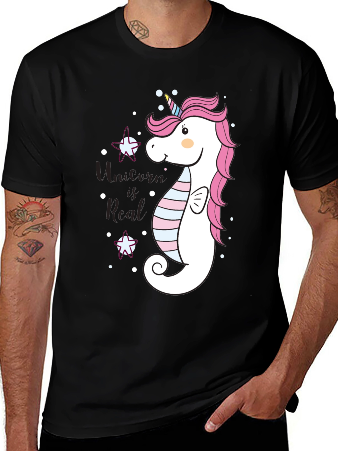 Variant 20 of Unicorn Sea Horse T-Shirt