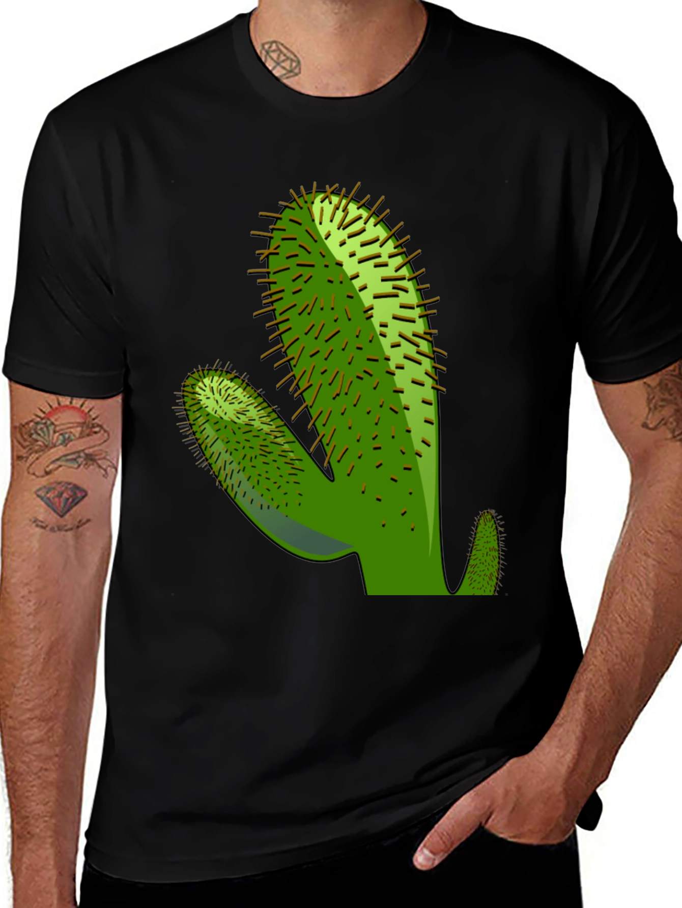 Variant 9 of Cactus Graphic Tee - Desert Humor Shirt