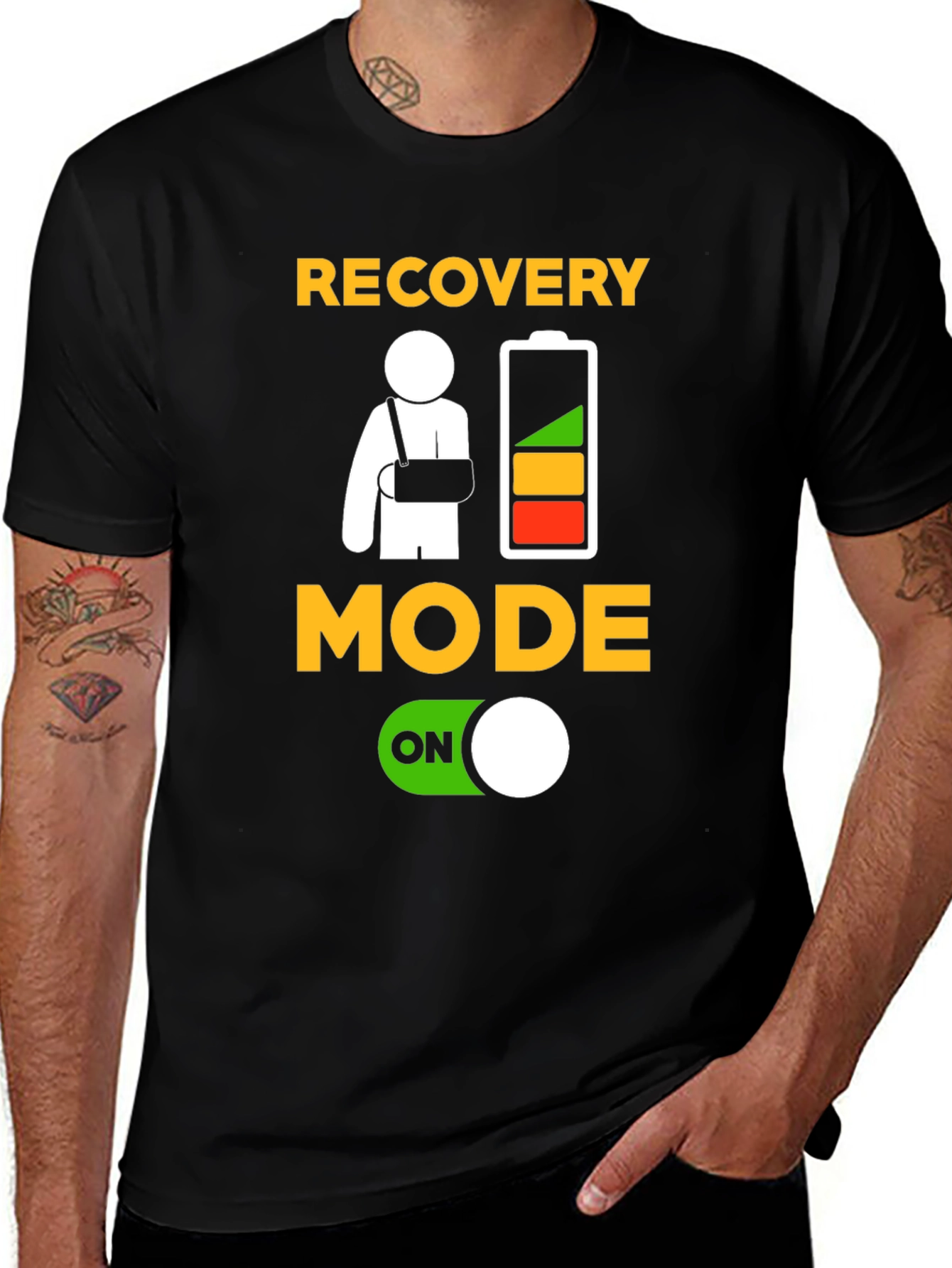 Variant 22 of Recovery Mode On T-Shirt - Get Well Soon Gift