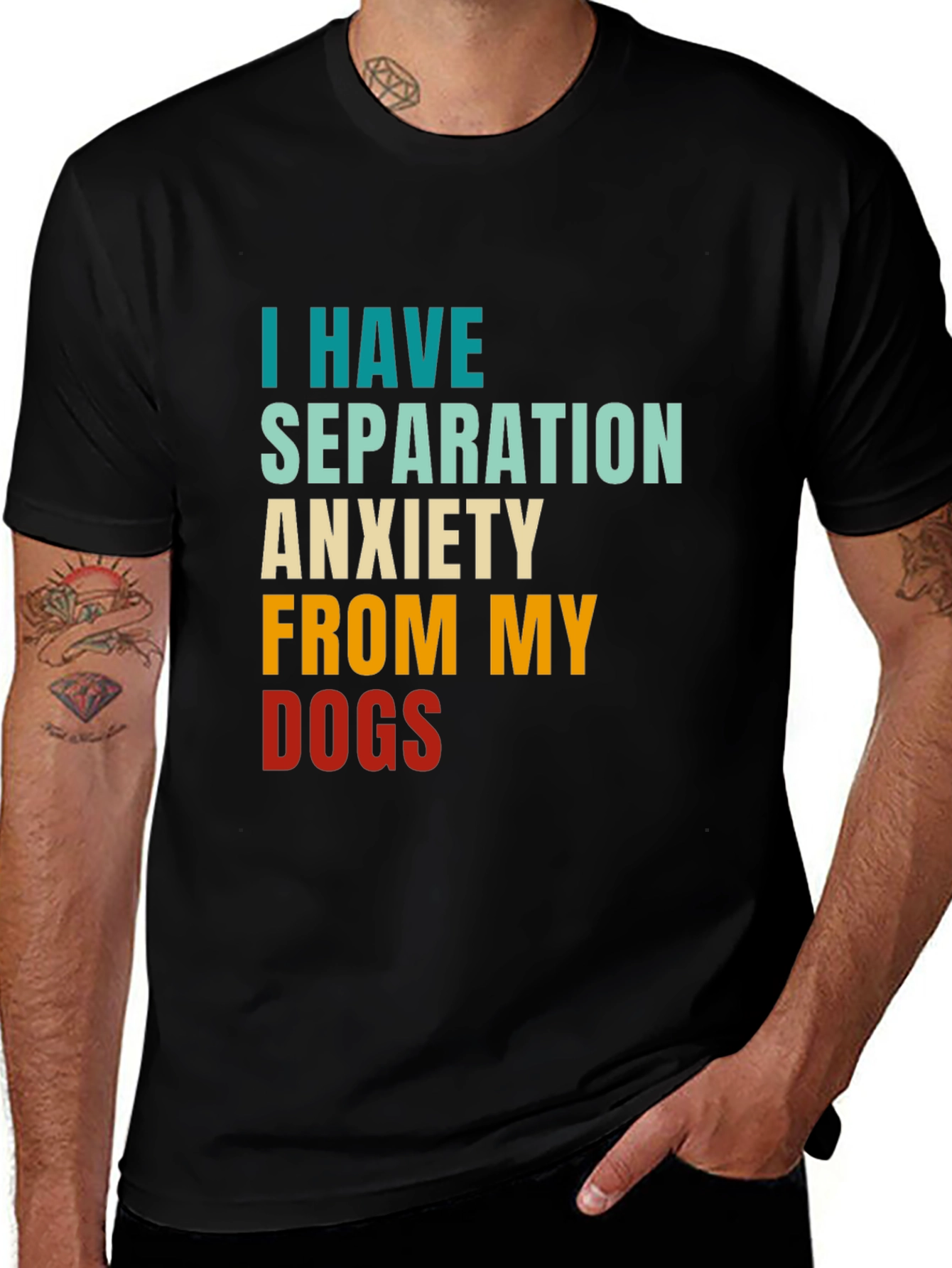 Variant 3 of Dog Lover T-Shirt - Separation Anxiety Funny Tee
