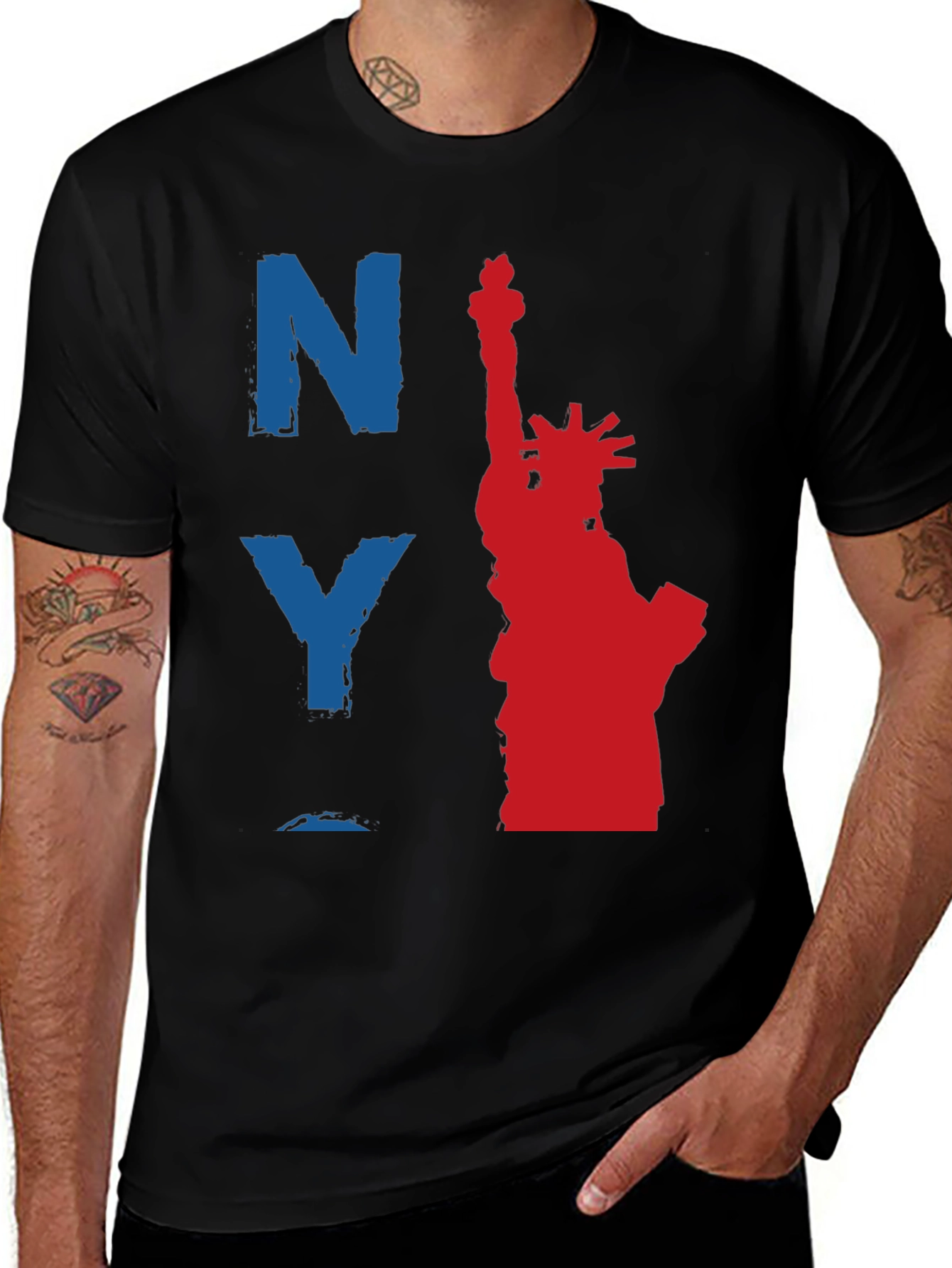 NY Statue of Liberty Graphic T-Shirt
