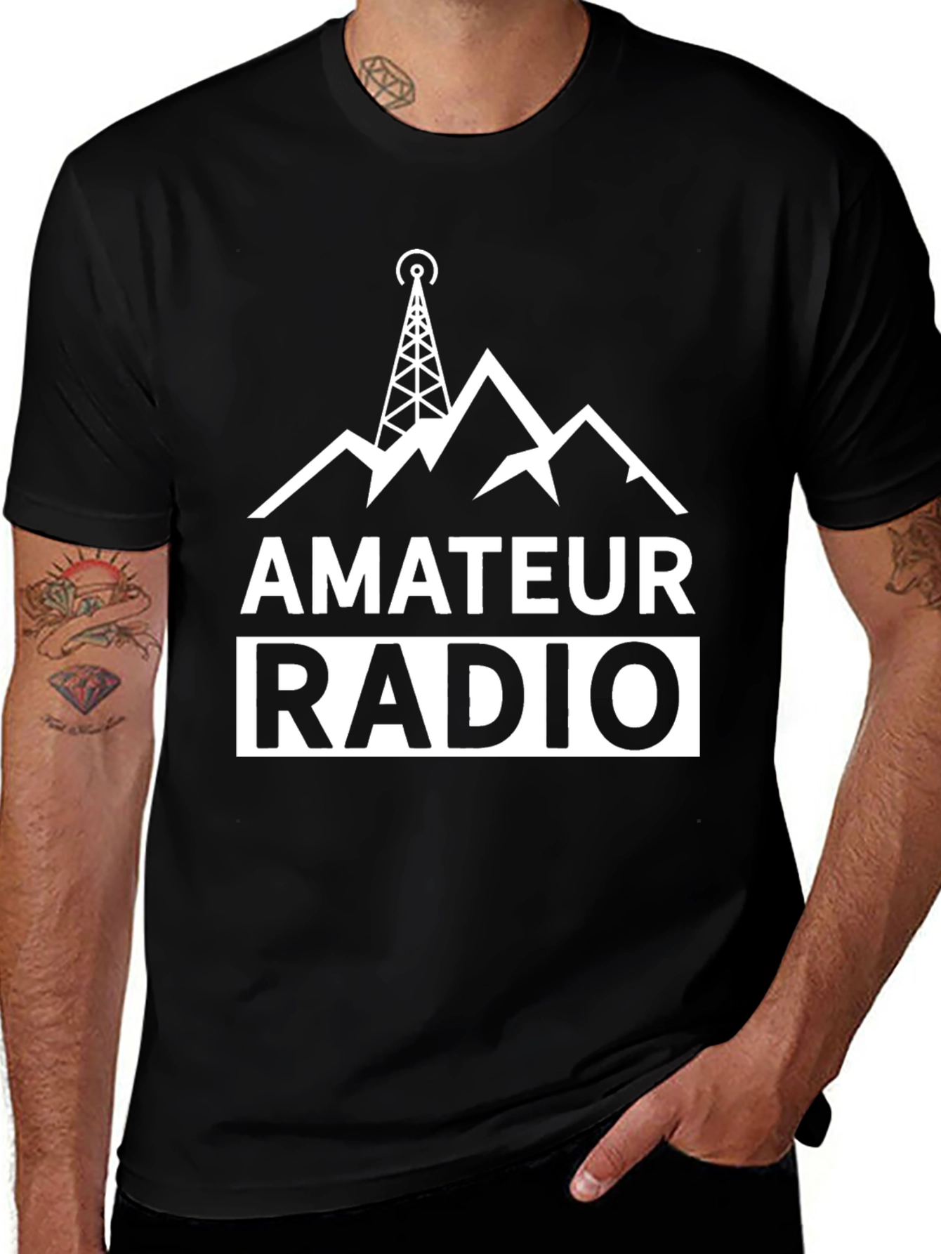 Variant 9 of Amateur Radio T-Shirt - Ham Operator Design