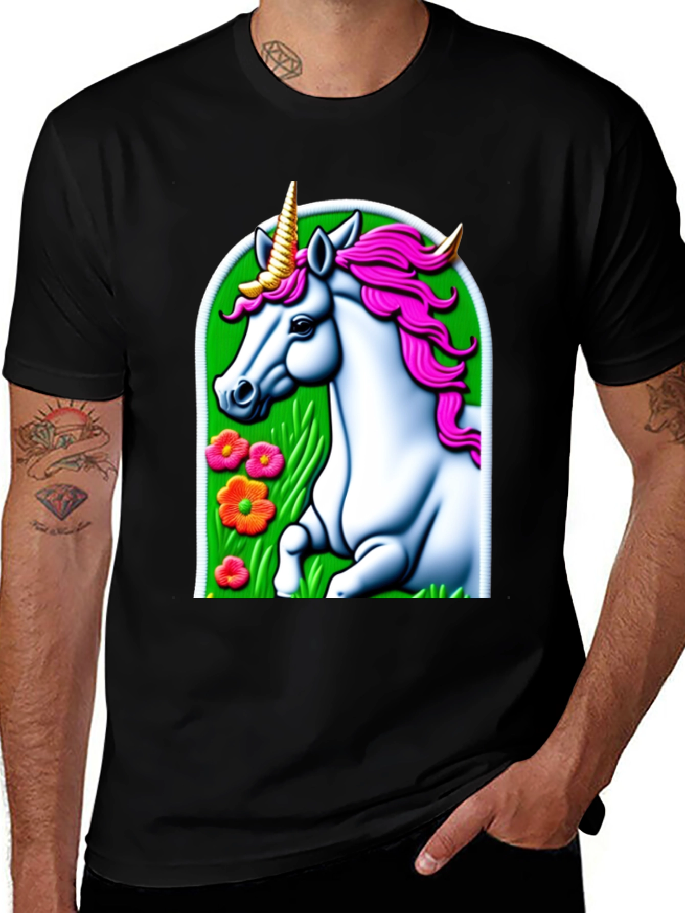 Variant 21 of Unicorn Graphic Tee - Magical Style