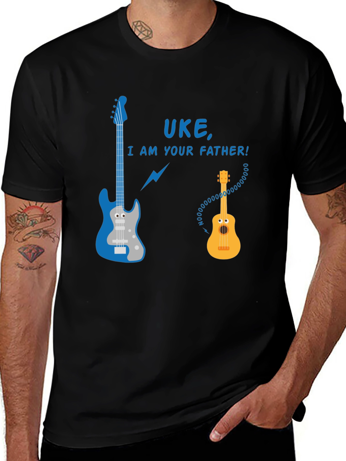 Variant 18 of Uke I Am Your Father Guitar Graphic T-Shirt