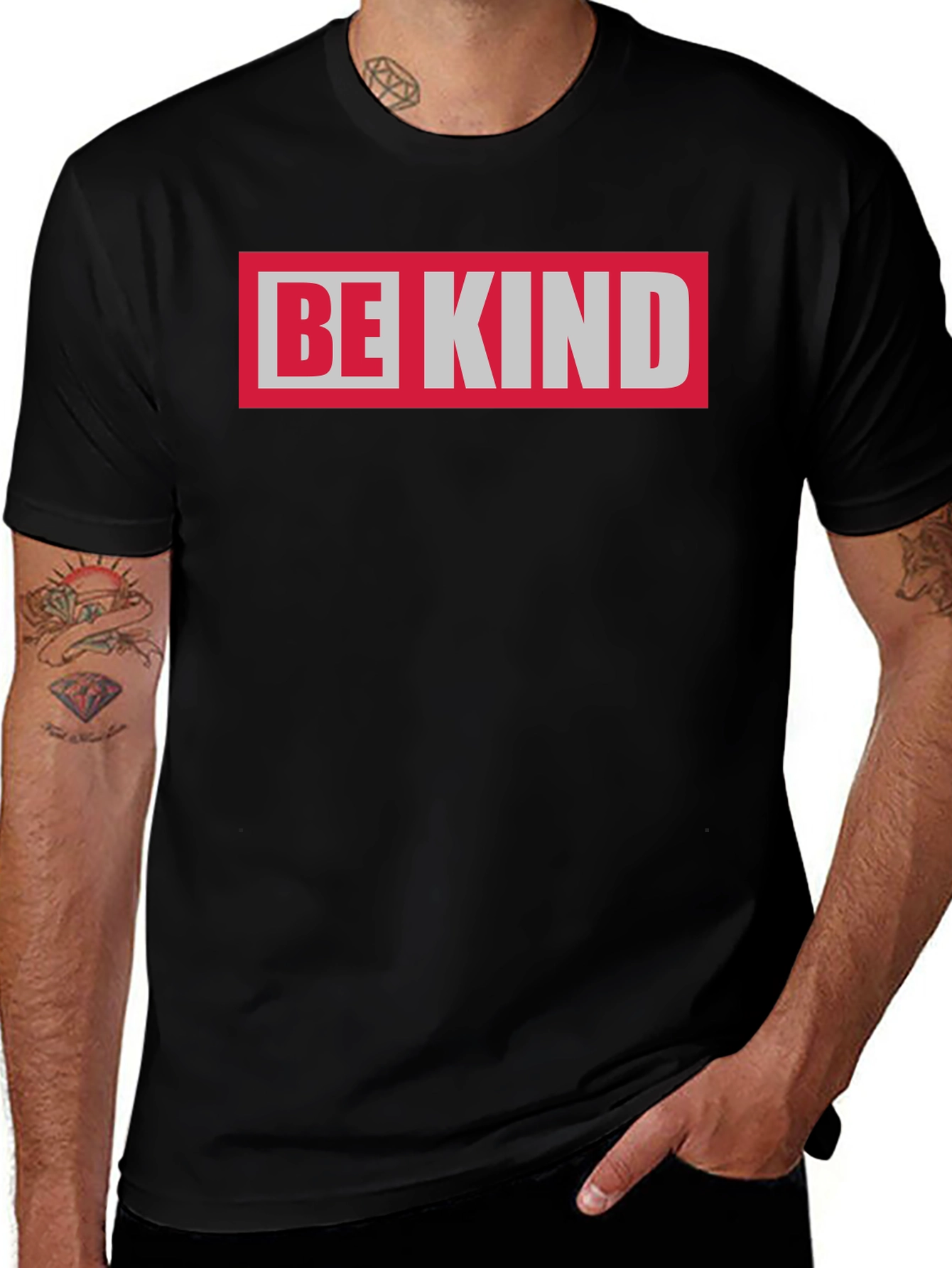 Variant 26 of Be Kind Graphic Tee - Stylish Comfort
