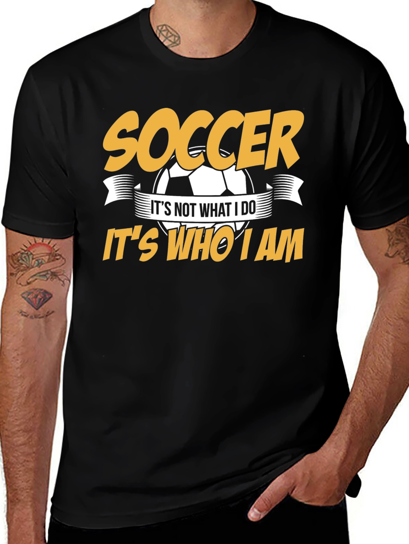 Variant 22 of Soccer It's Who I Am T-Shirt