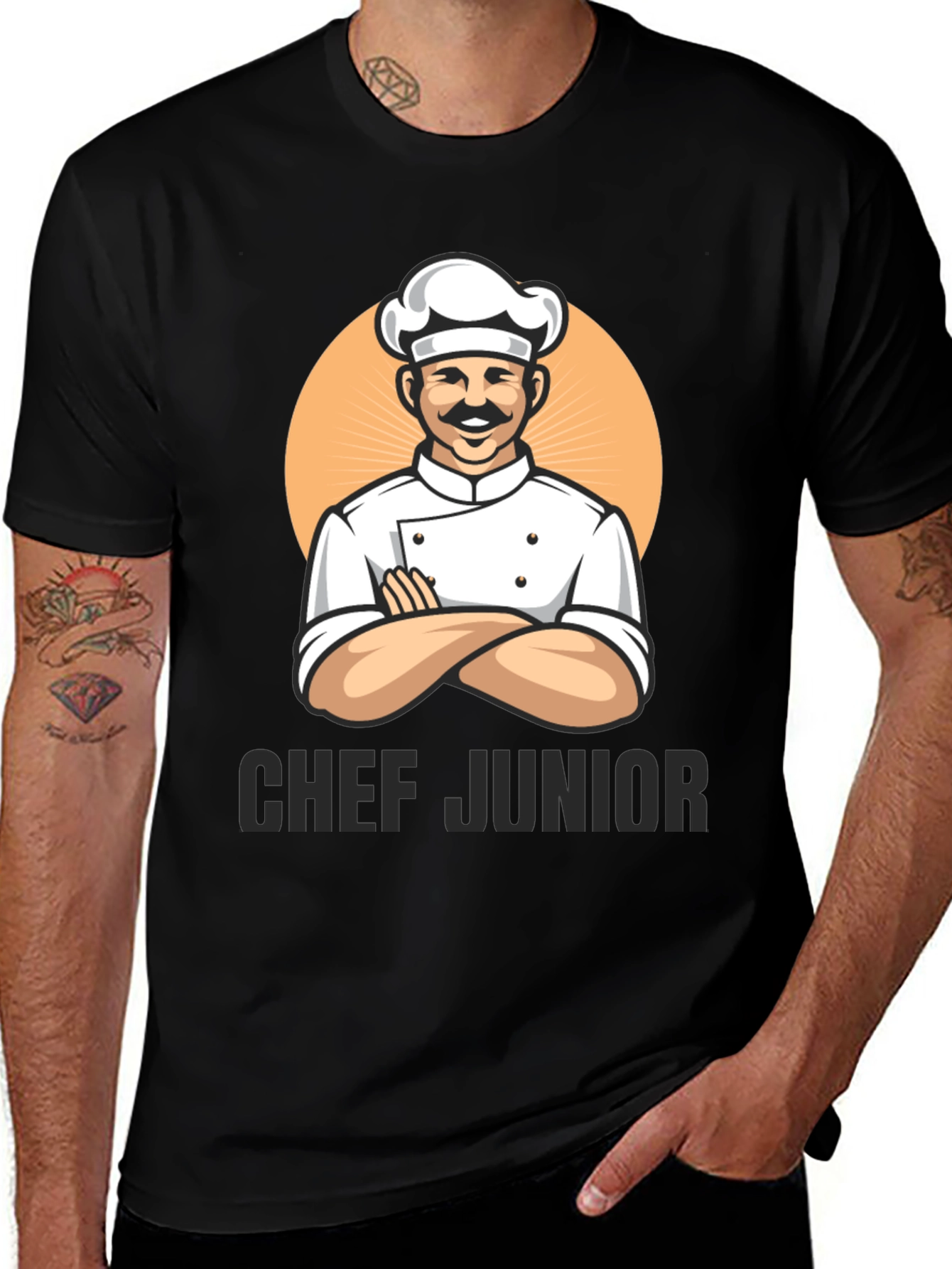 Variant 7 of Chef Junior Black T-Shirt