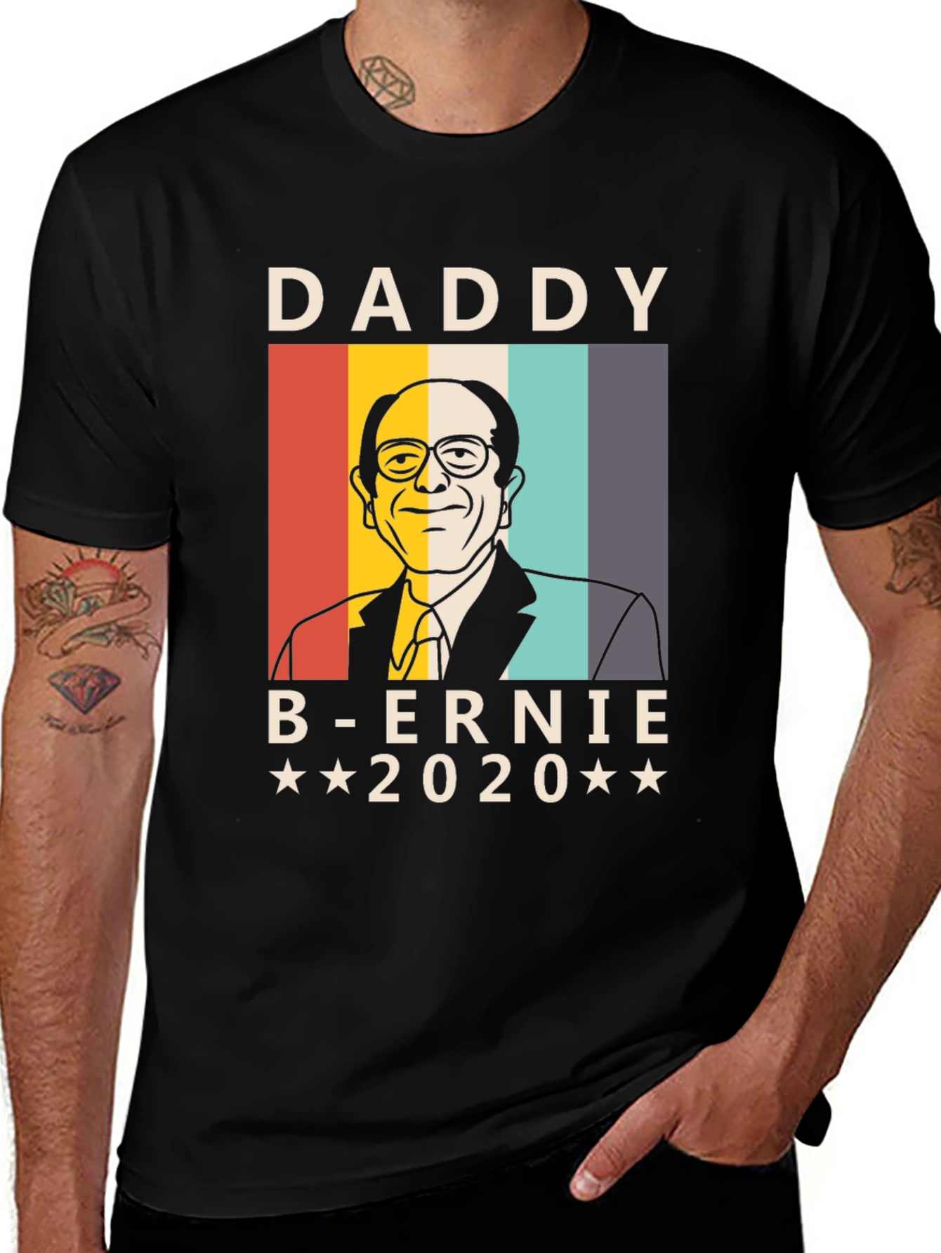 Black Daddy B-Ernie 2020 Graphic Tee main image