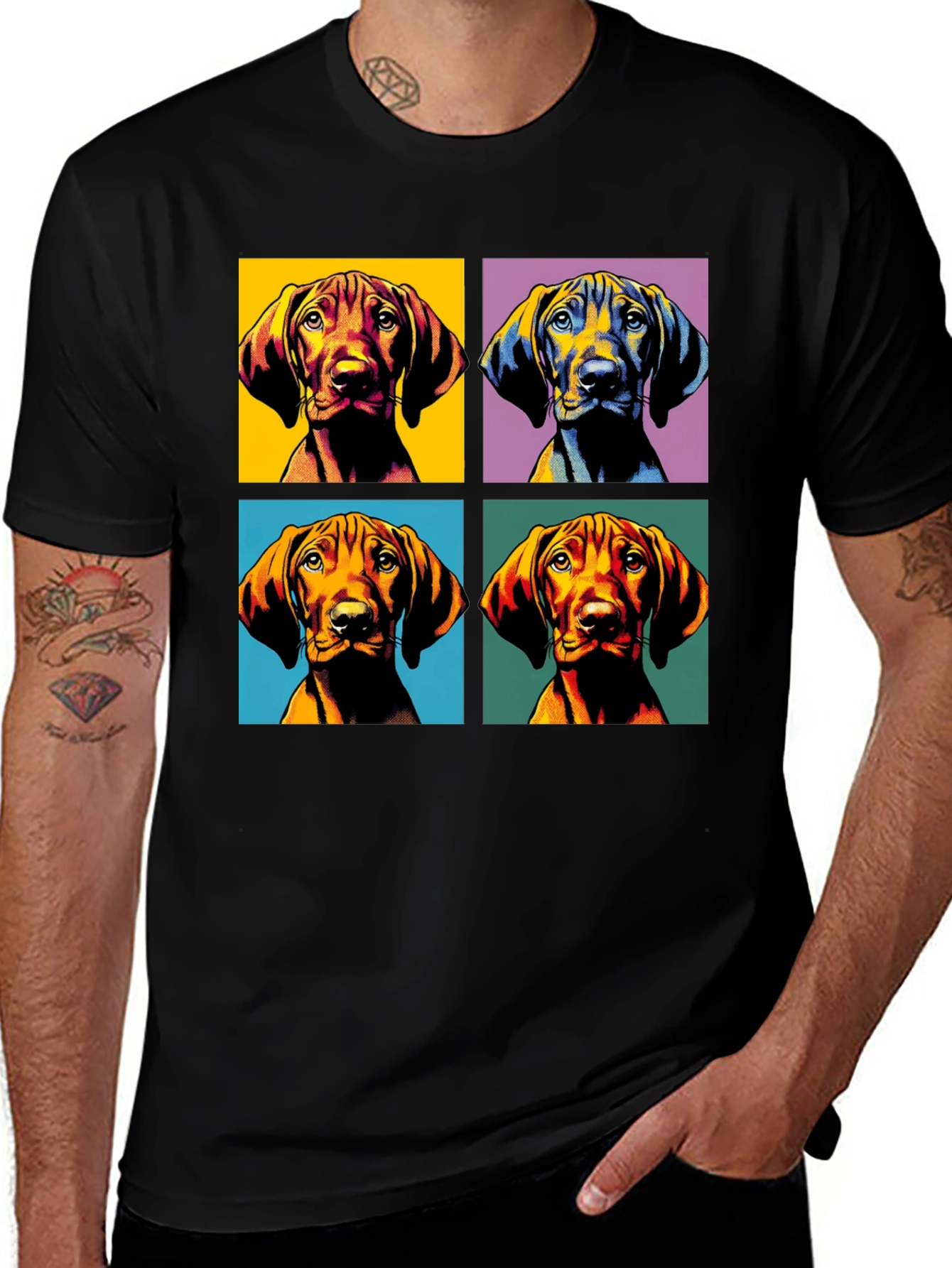 Variant 19 of Pop Art Dog Lover T-Shirt