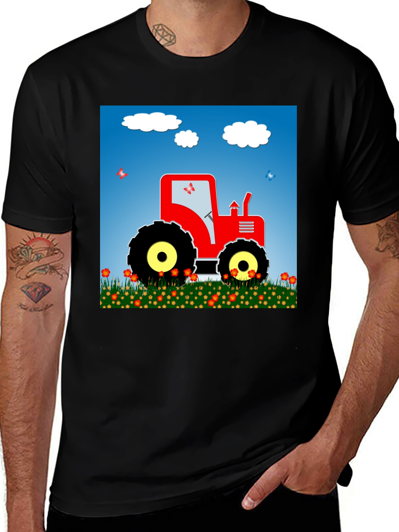 Variant 24 of Tractor Graphic Tee - Farm Life Style