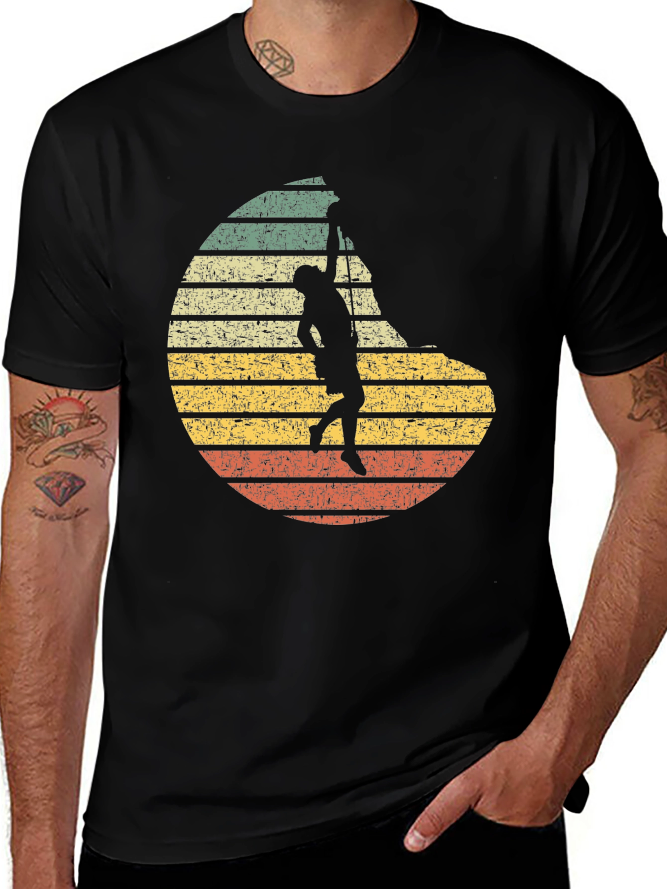 Variant 18 of Vintage Rock Climber T-Shirt