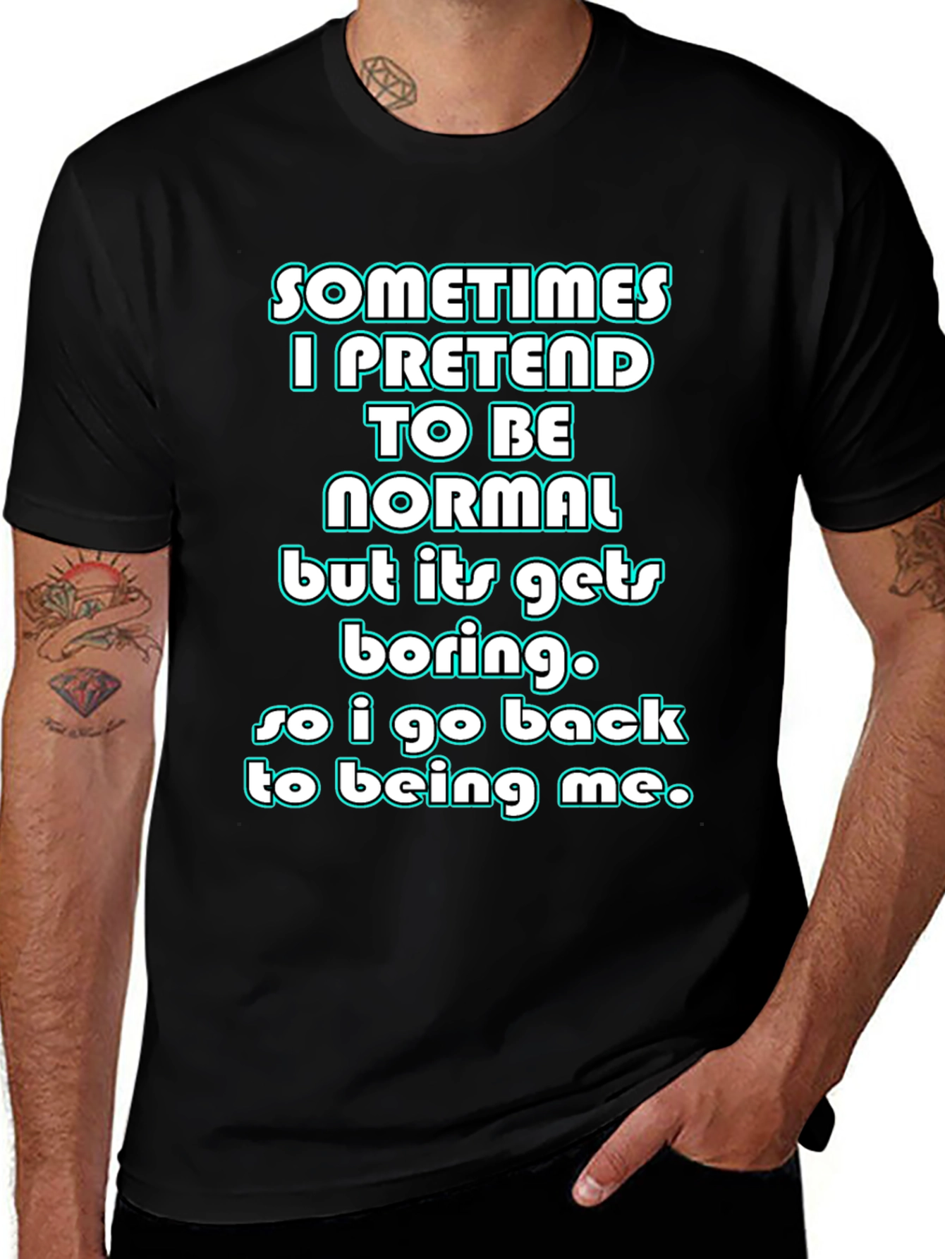 Variant 25 of Funny "Sometimes I Pretend" Graphic Tee