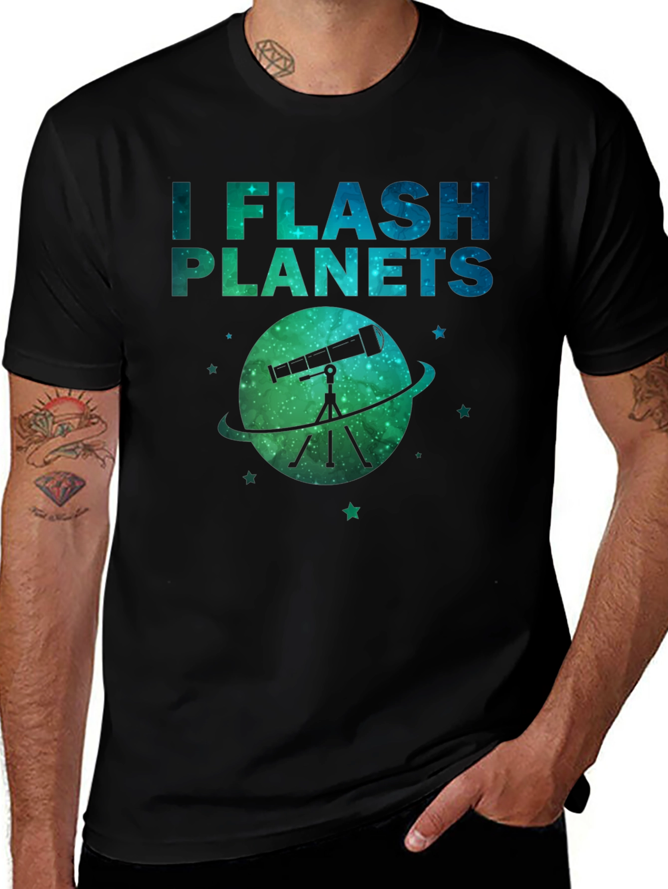 I Flash Planets T-Shirt - Astronomy Humor Tee