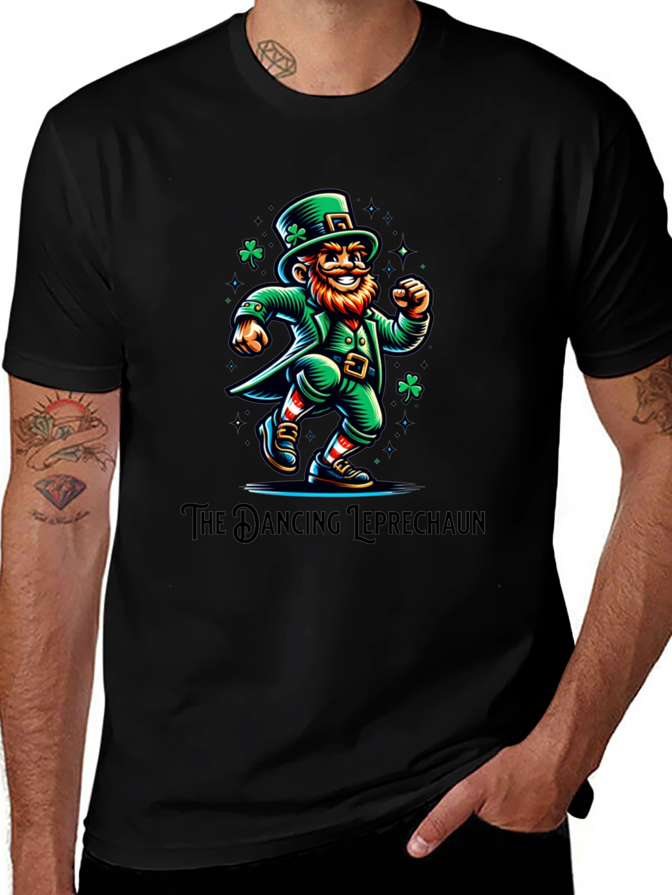 Variant 15 of Dancing Leprechaun Graphic Tee