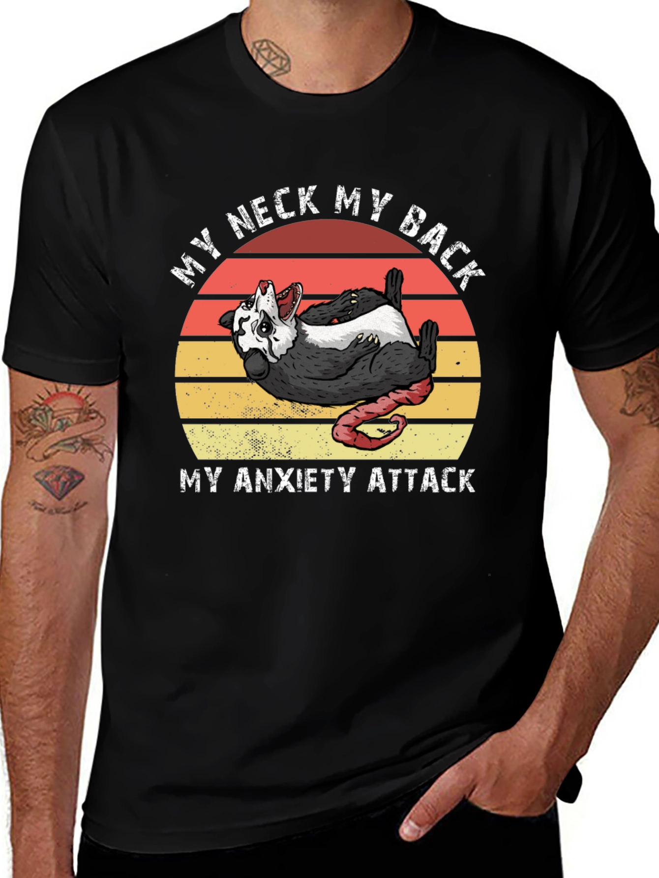 Variant 24 of Anxiety Attack Graphic Tee