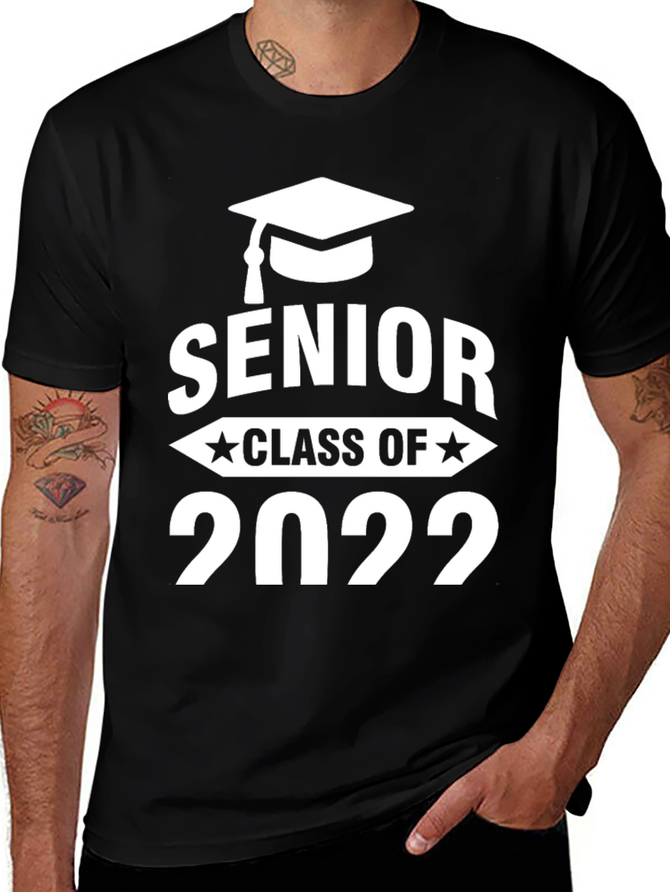 Variant 8 of Senior Class of 2022 Graduation T-Shirt