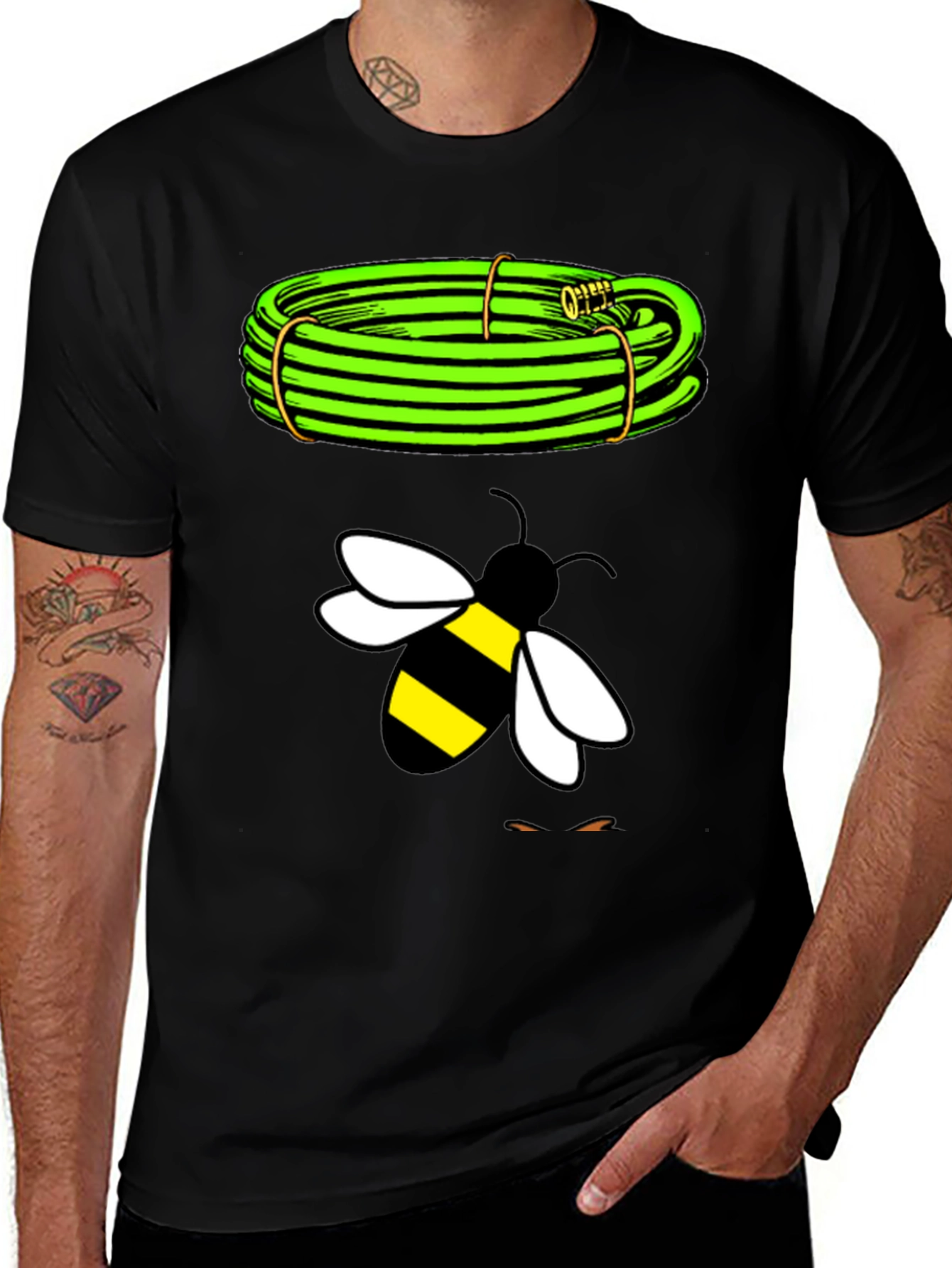 Variant 7 of Hose & Bee Graphic T-Shirt