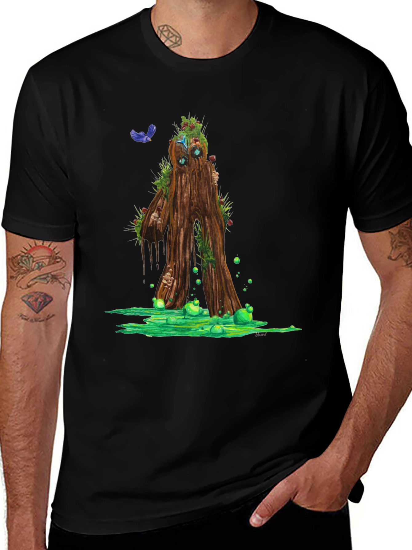 Enchanted Forest Tree Graphic Tee - Nature T-Shirt