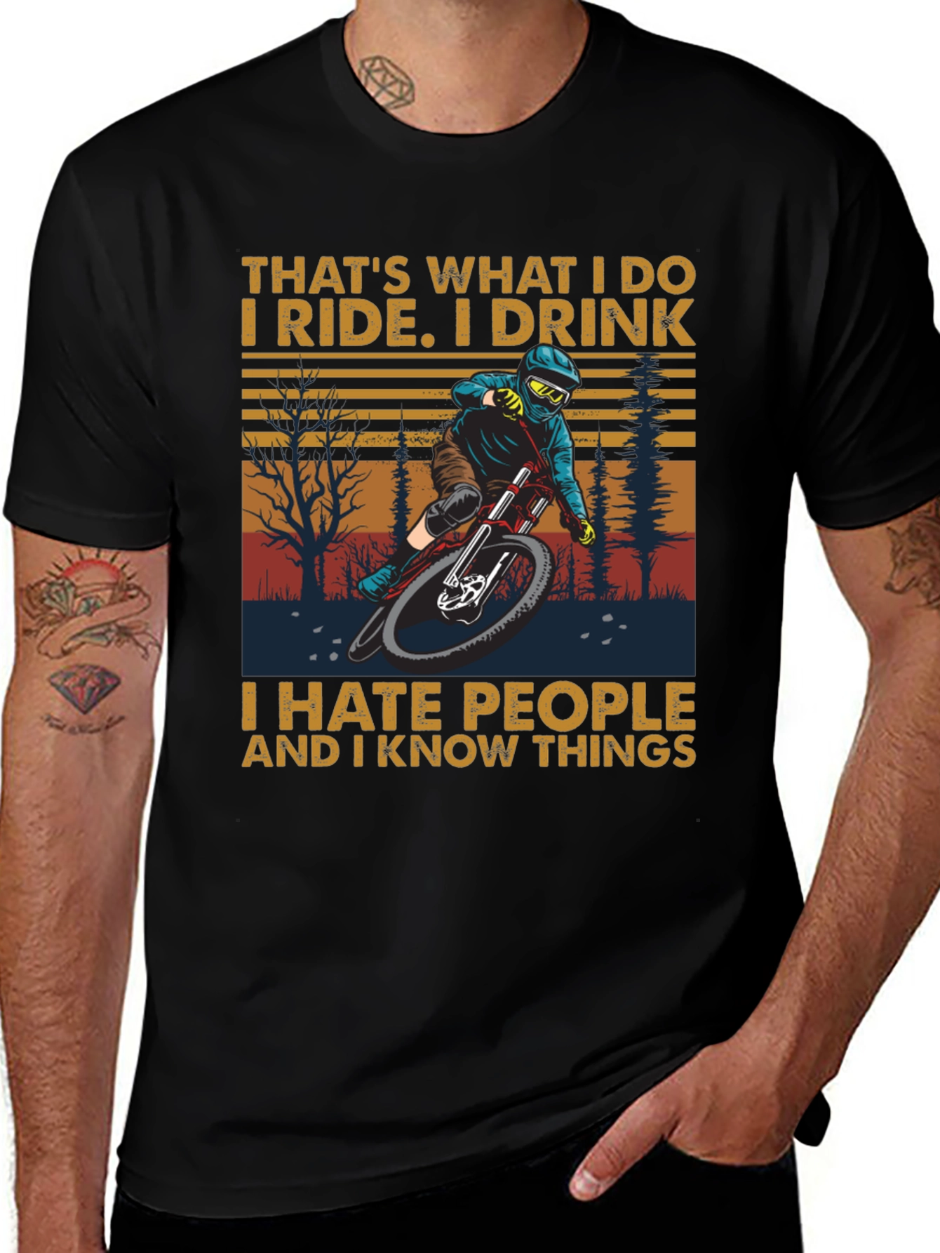 Variant 20 of Ride, Drink, Know Things T-Shirt