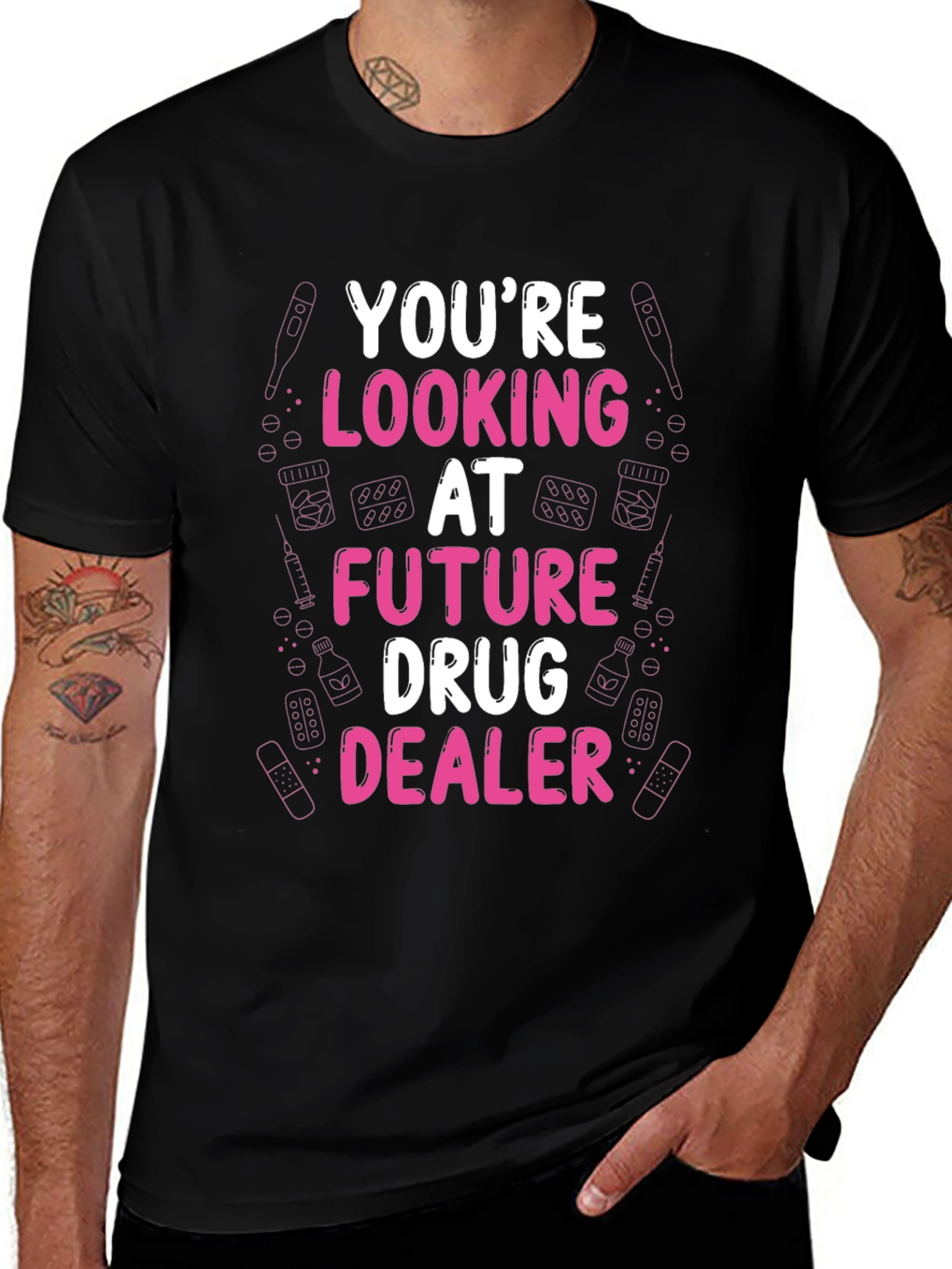 Variant 17 of Future Drug Dealer Funny Graphic T-Shirt