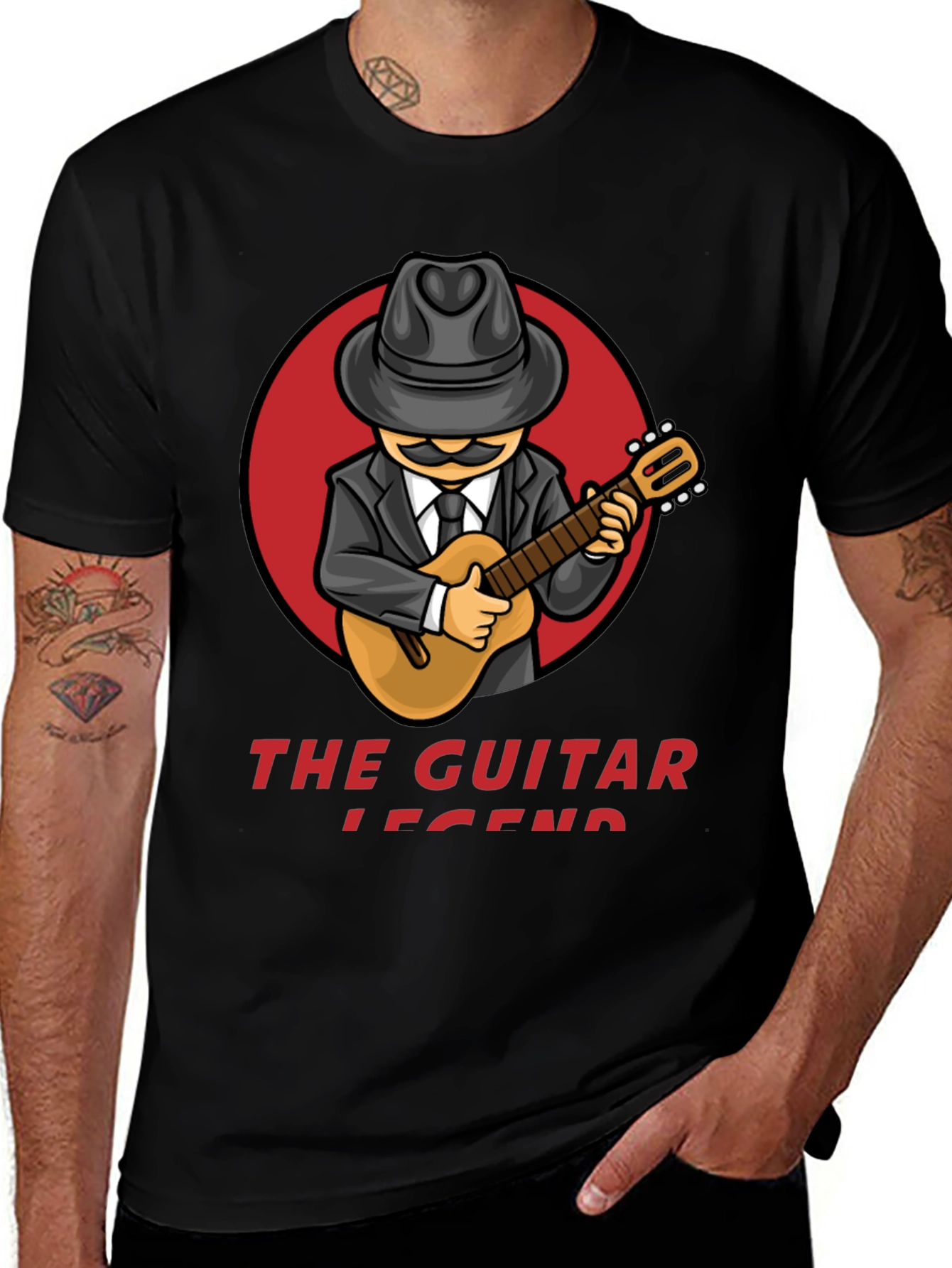 Variant 18 of The Guitar Legend Graphic Tee