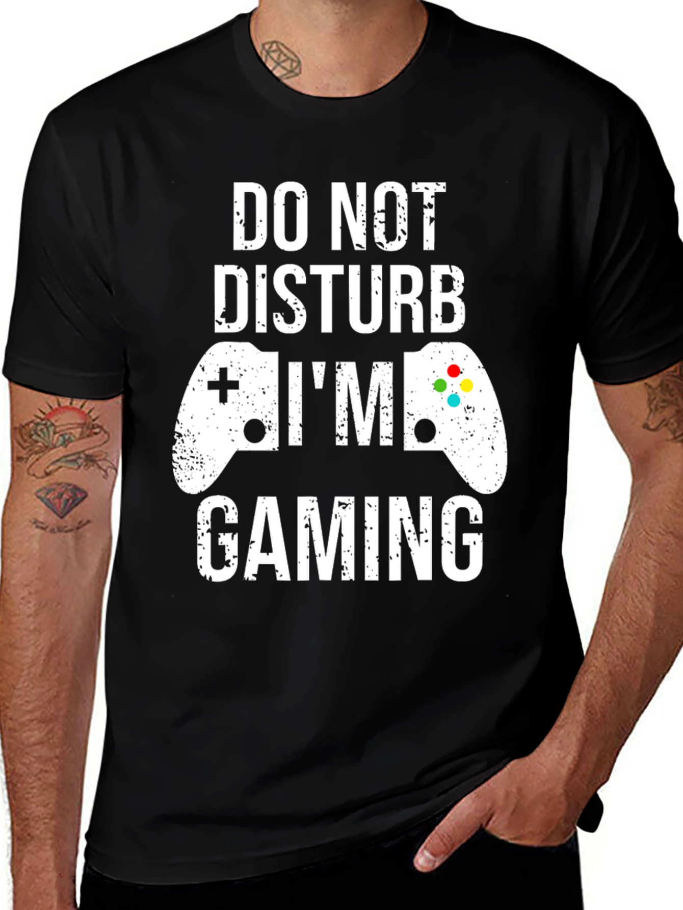 Variant 27 of Gamer T-Shirt: Do Not Disturb, I'm Gaming