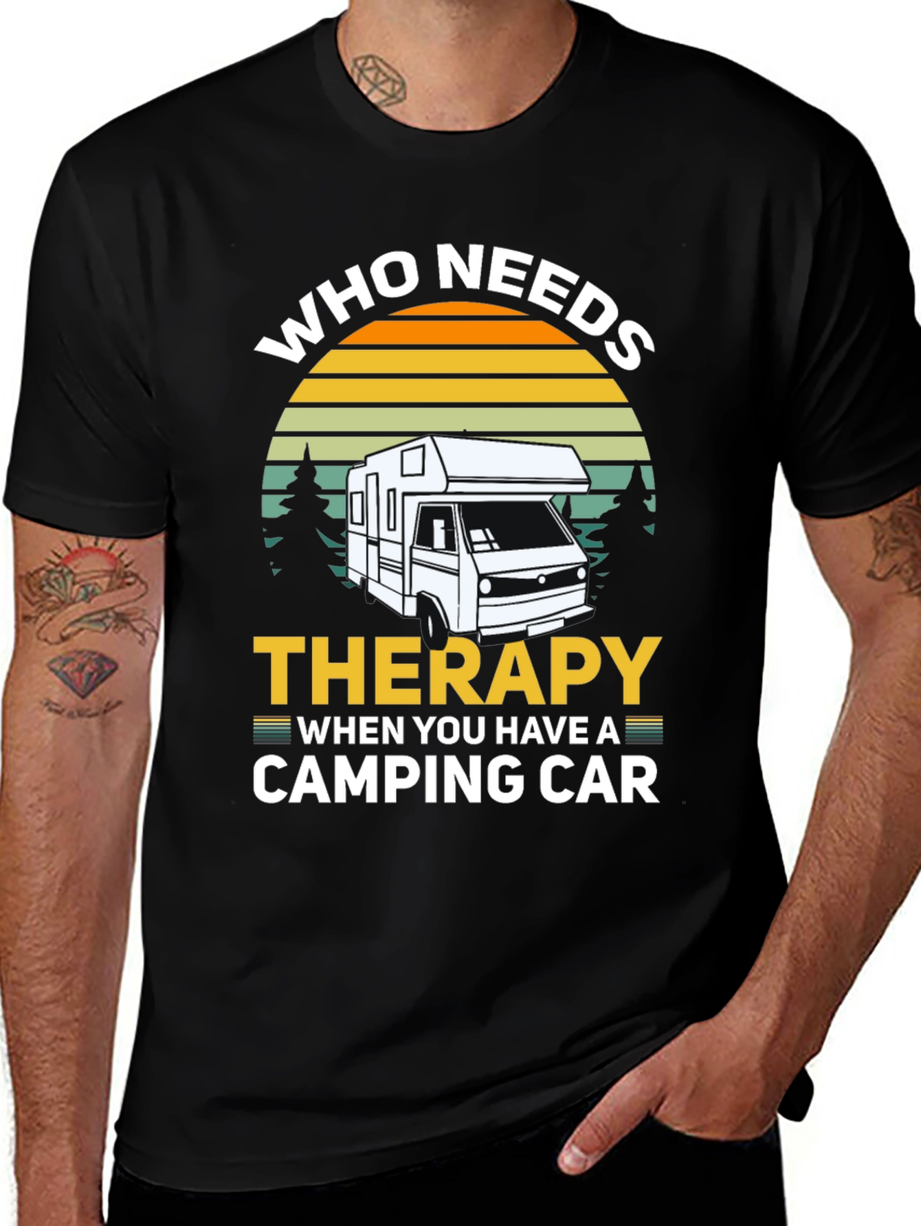 Camping Car Therapy T-Shirt