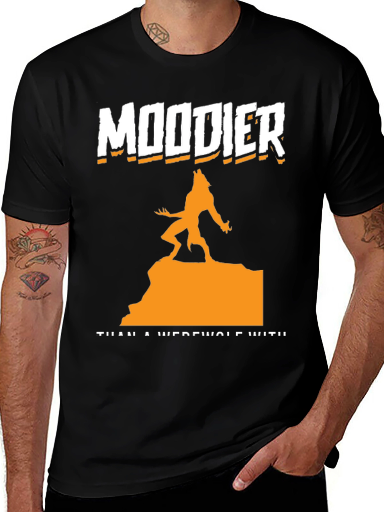 Variant 8 of Moodier Than a Werewolf Graphic T-Shirt
