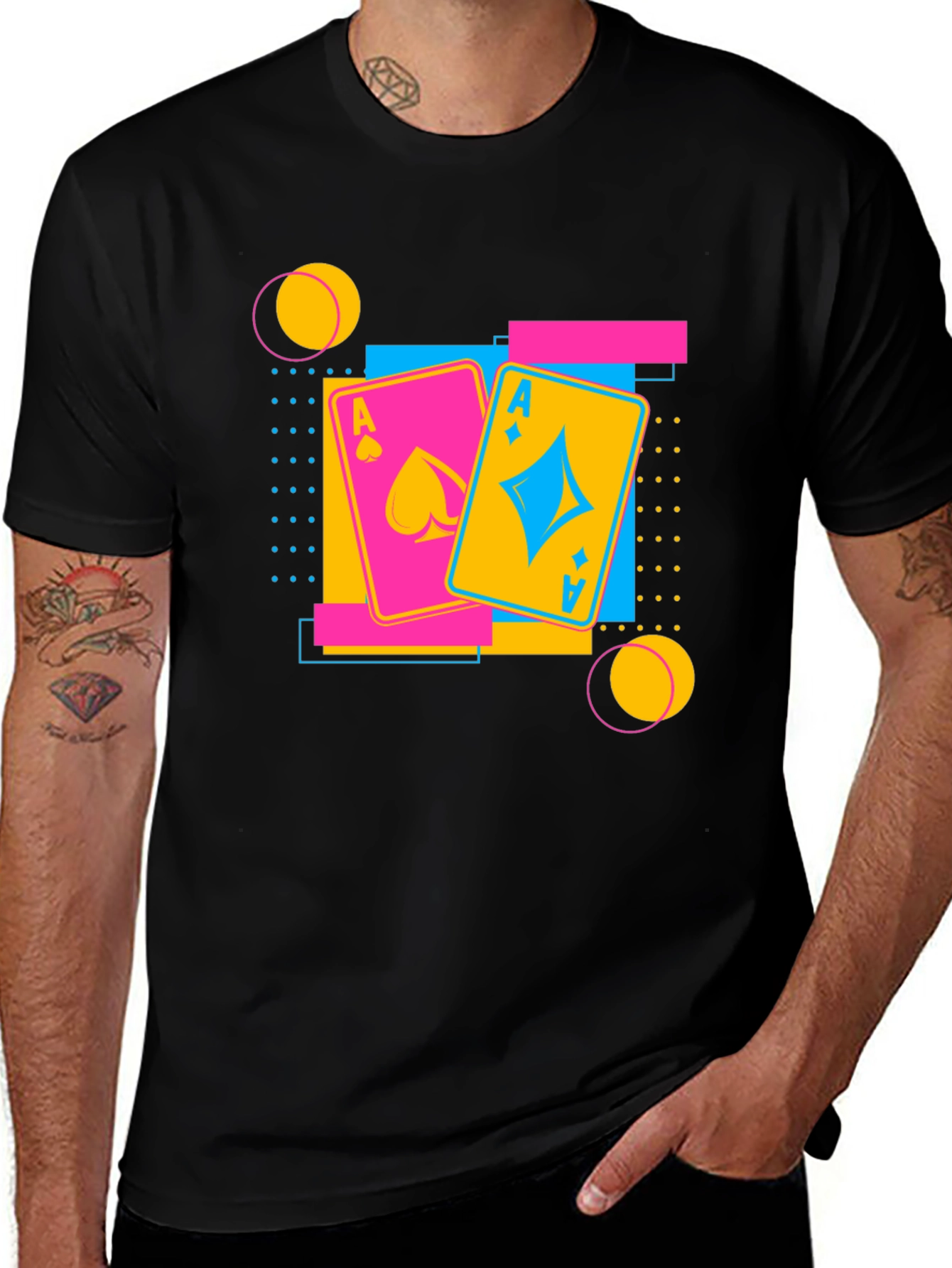 Variant 8 of Ace Card Graphic T-Shirt - Bold Design, Unique Style