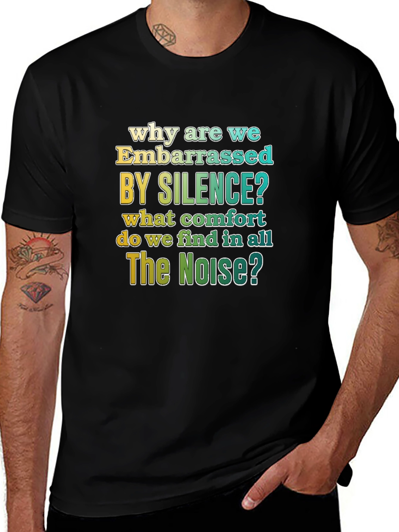 Variant 21 of Why Are We Embarrassed by Silence T-Shirt