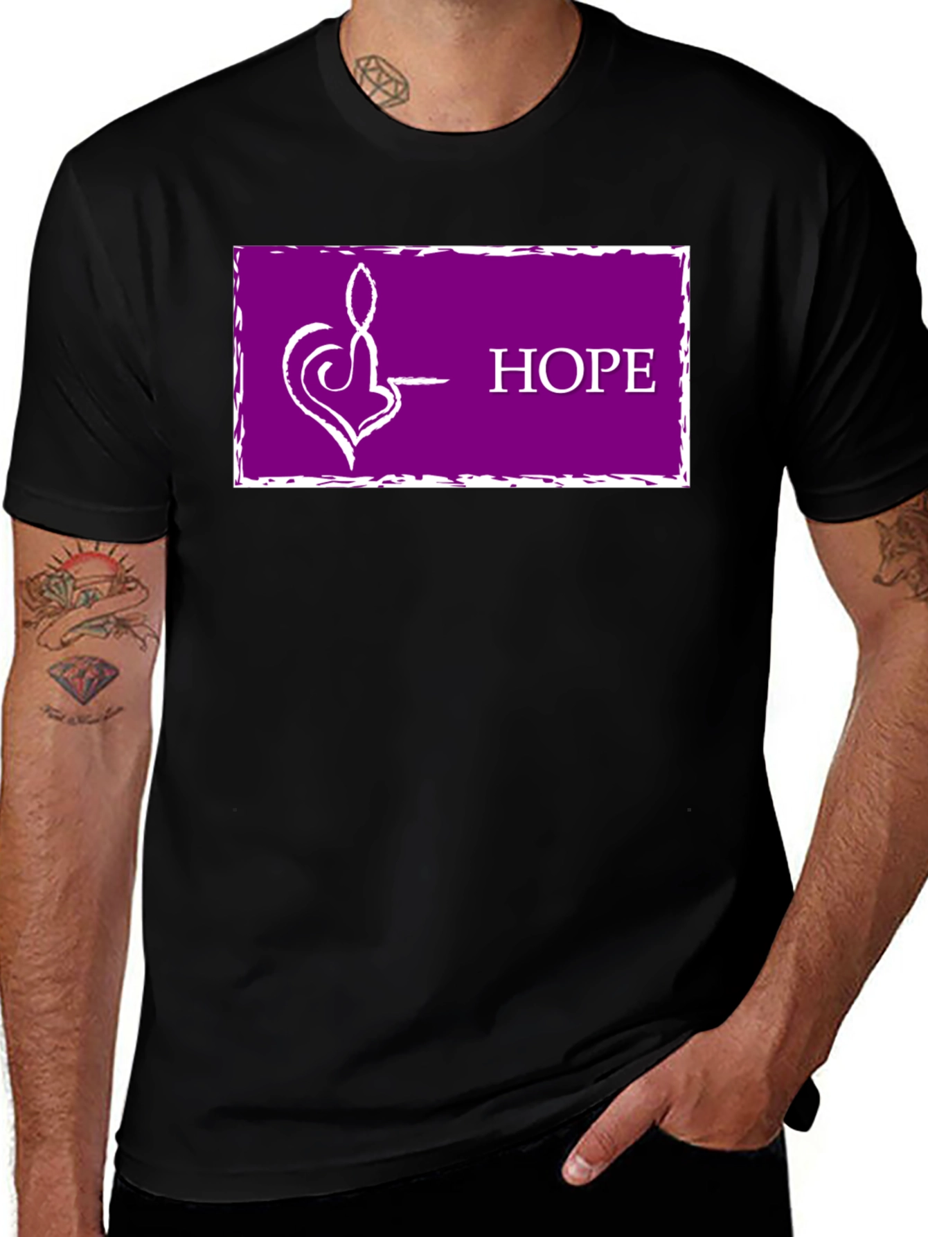 Hope Symbol Tee - Stylish & Meaningful Design