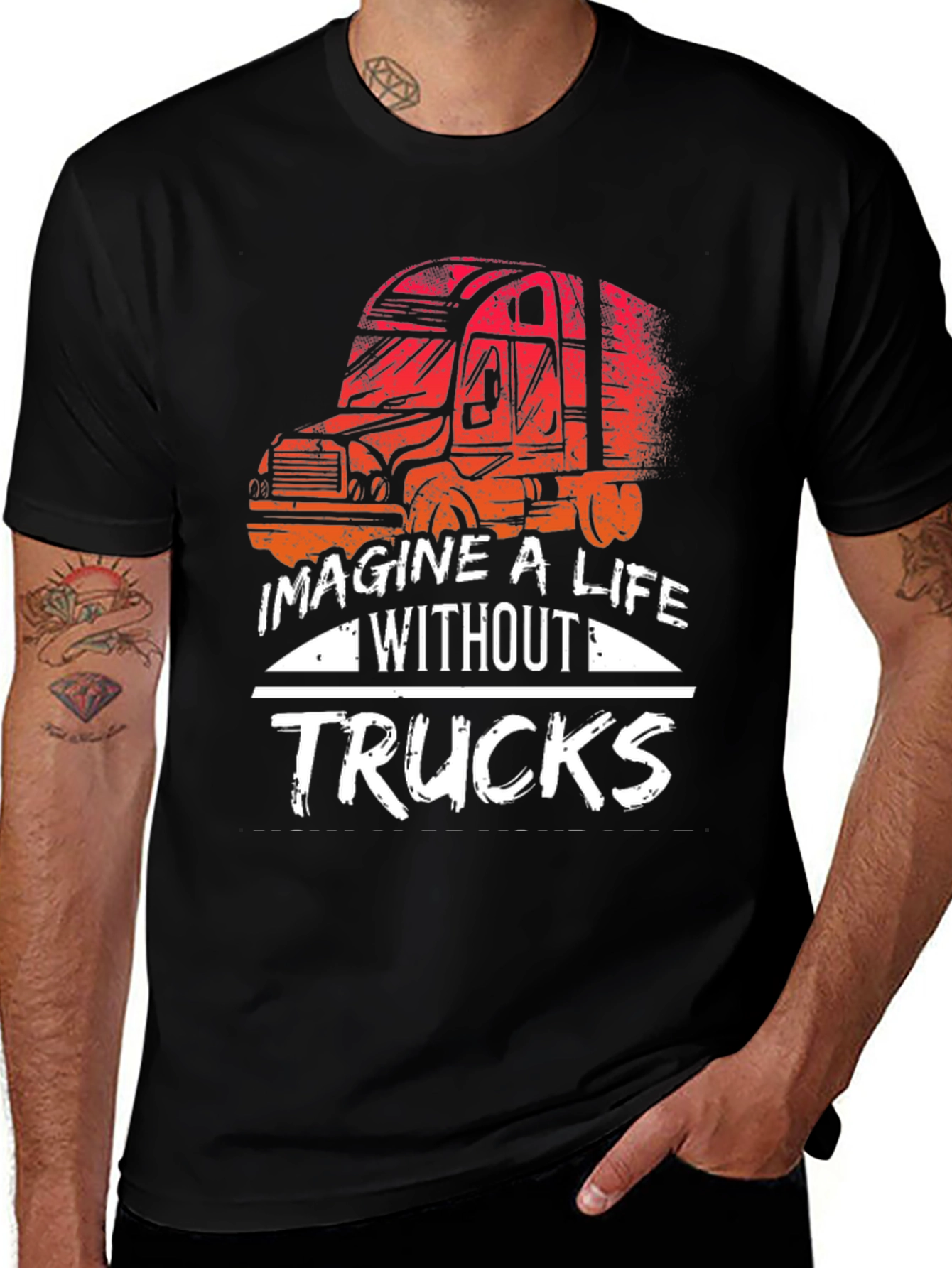 Variant 5 of Imagine A Life Without Trucks Graphic Tee