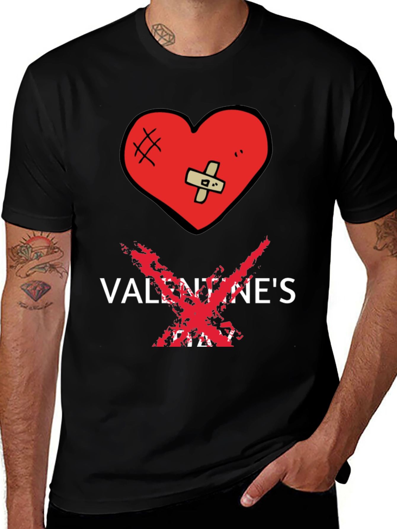 Anti-Valentine's Day Broken Heart T-Shirt