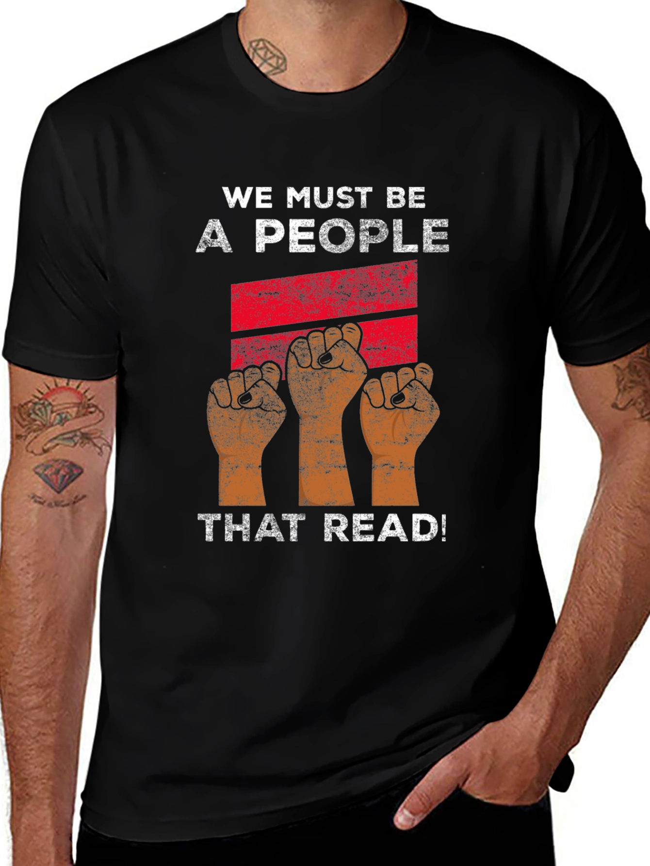 Variant 19 of We Must Be A People That Read T-Shirt