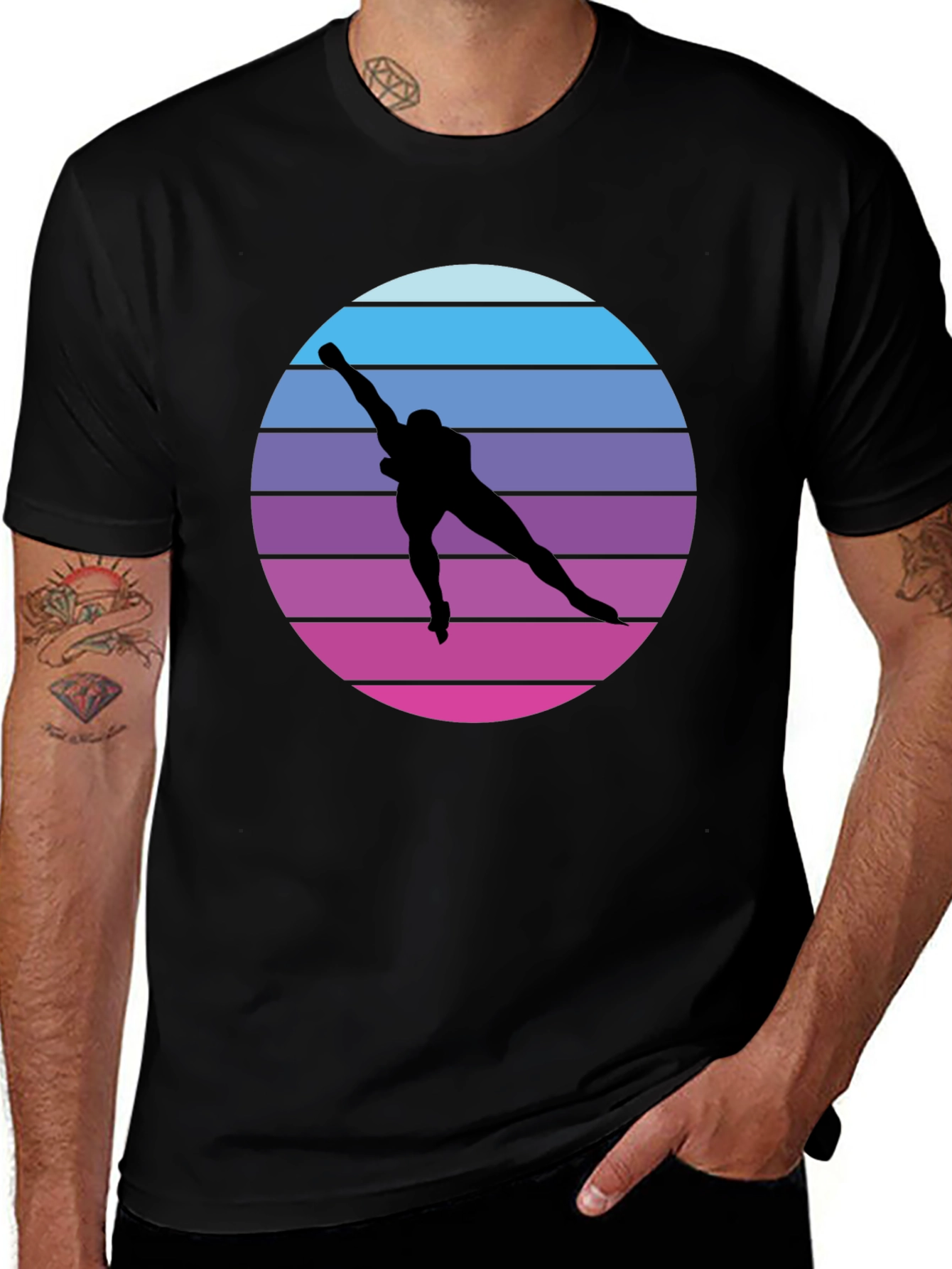 Variant 16 of Retro Speed Skater Graphic Tee