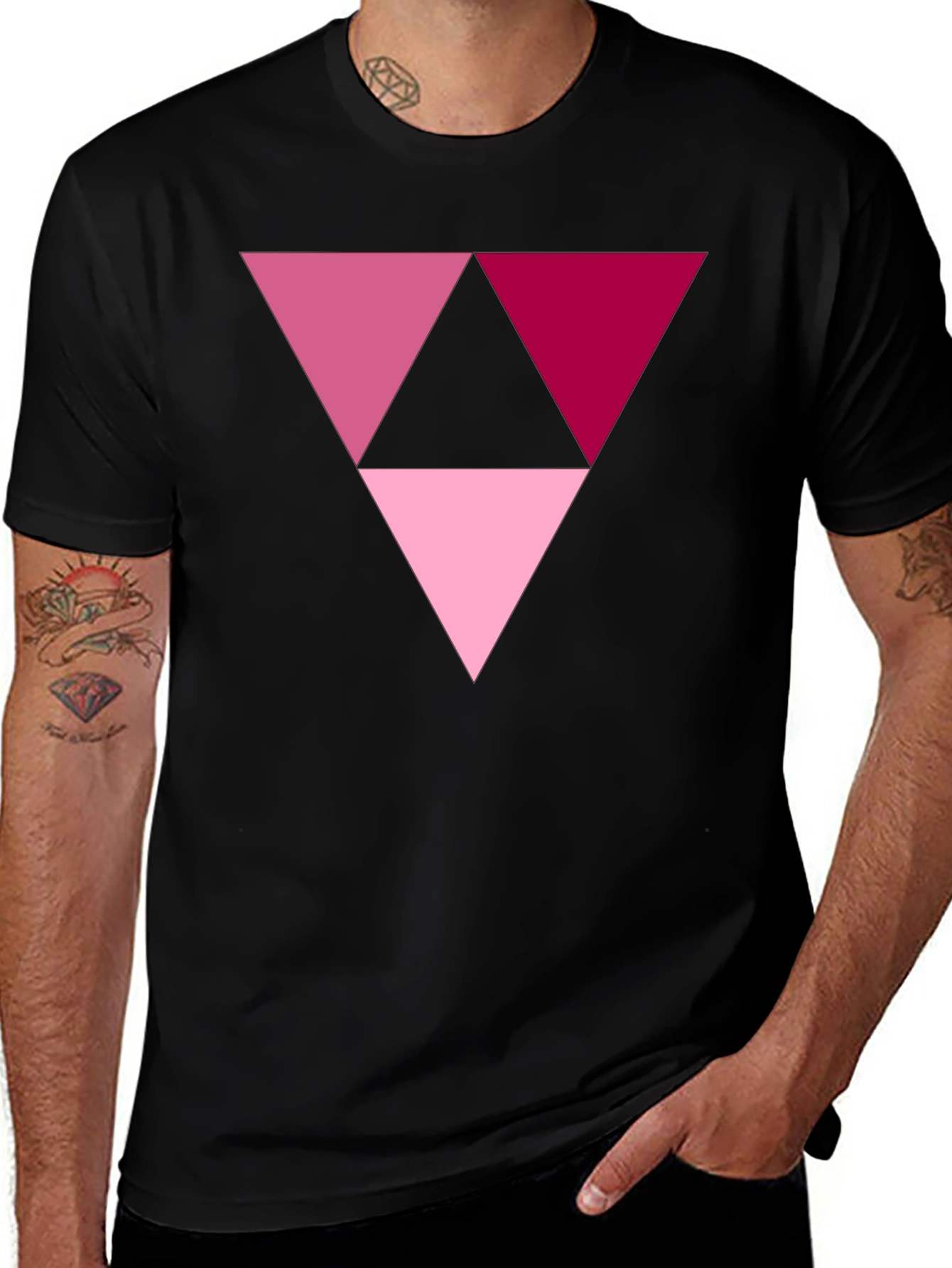 Variant 4 of Triangle Geometric Graphic Tee