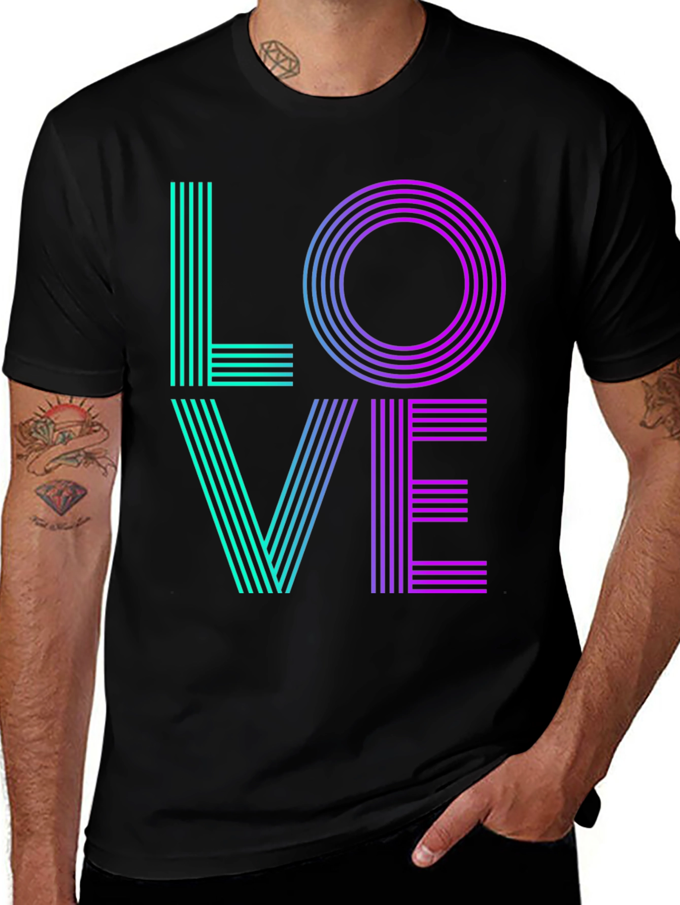 Variant 16 of LOVE Graphic Tee - Retro Style