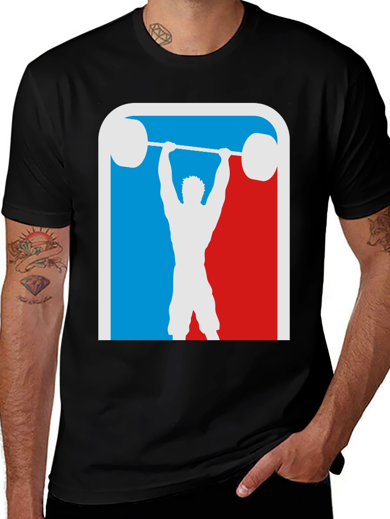 Weightlifting Graphic T-Shirt - Powerlifting Gym Tee