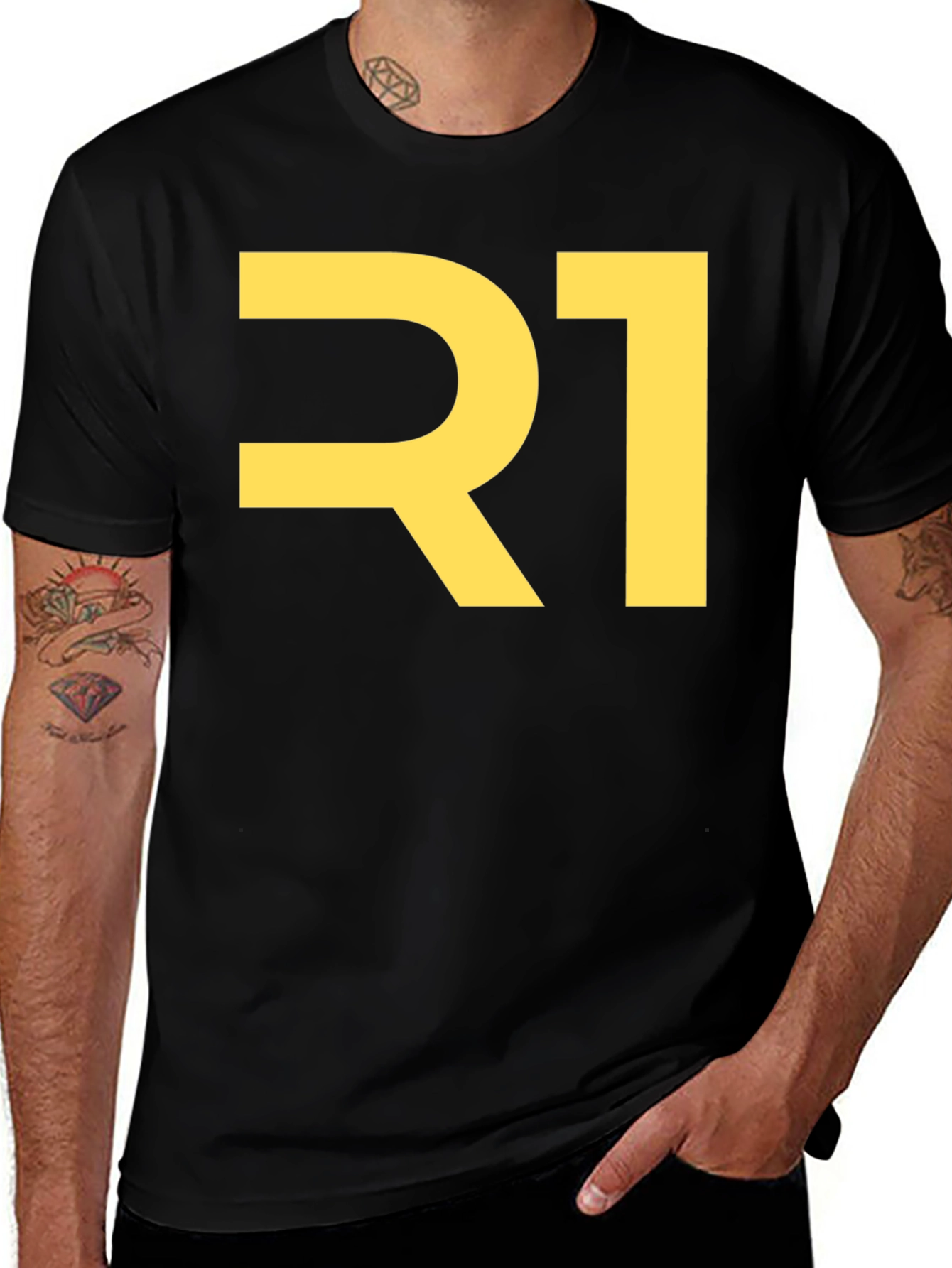 Variant 8 of Bold R1 Graphic Tee - Stylish Casual Wear