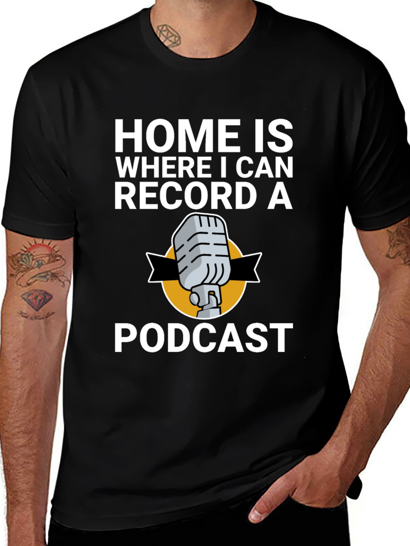 Home Podcast Recording T-Shirt