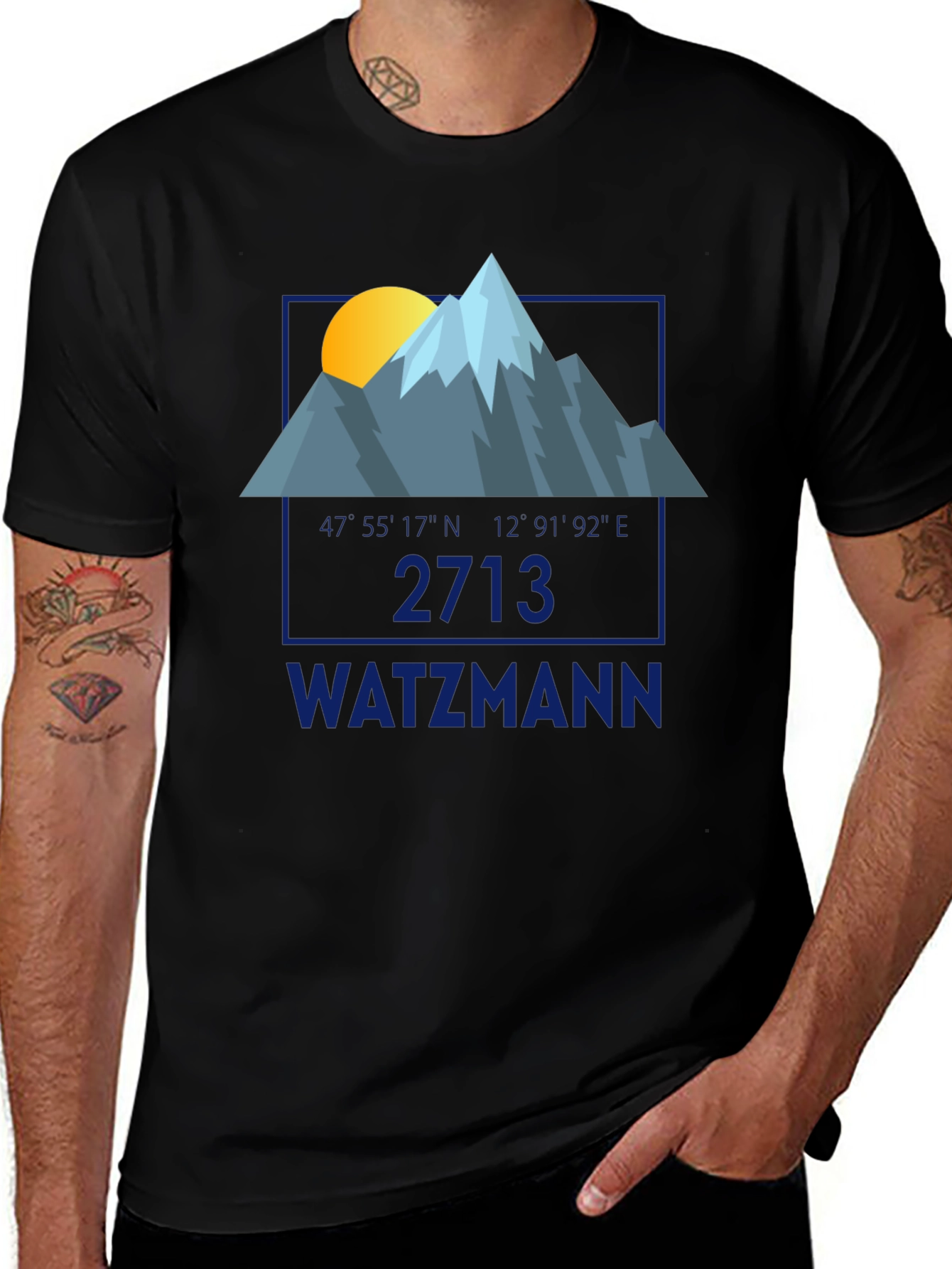 Watzmann Mountain Graphic Tee - Adventure Ready