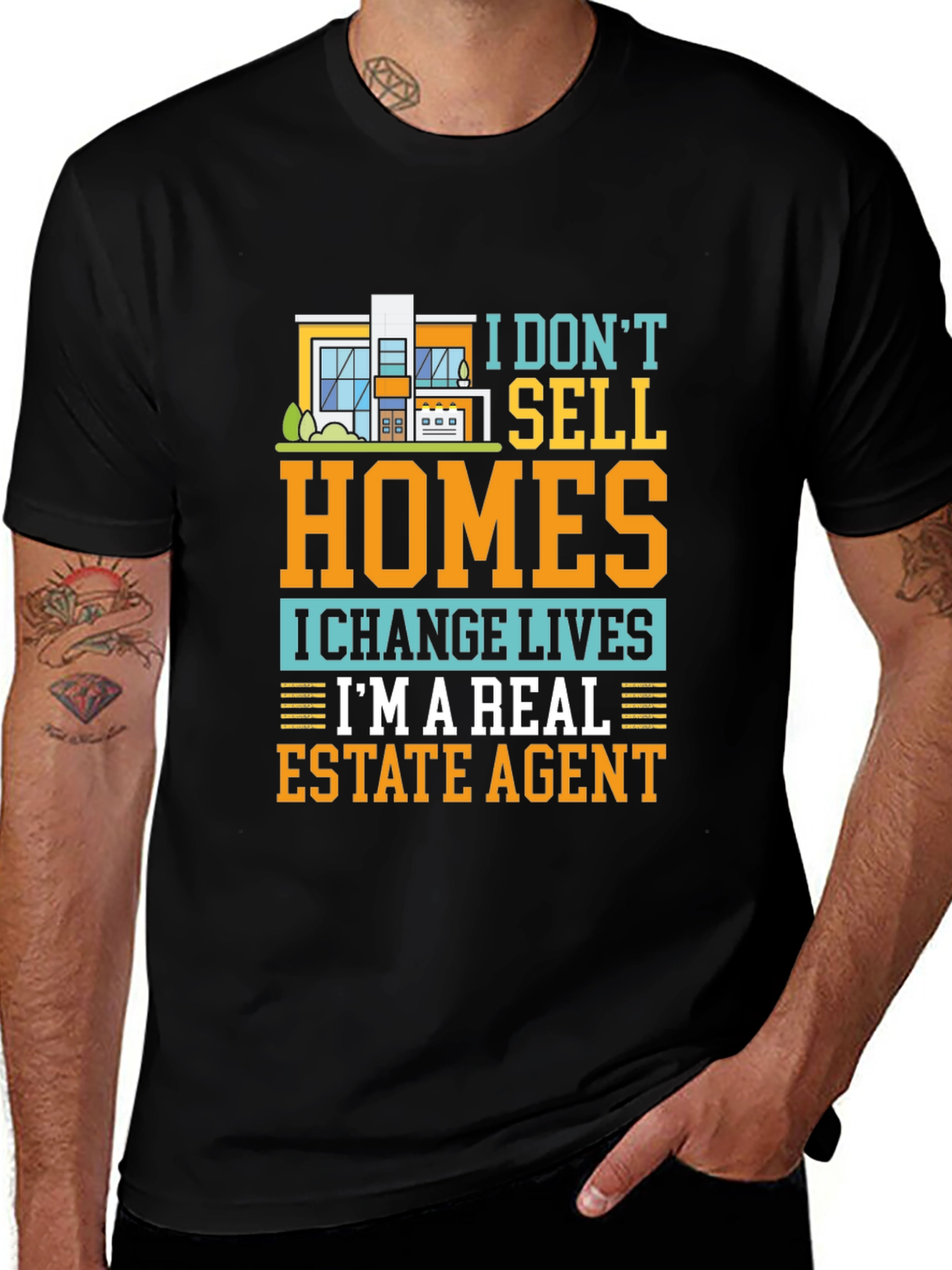 Real Estate Agent Graphic T-Shirt