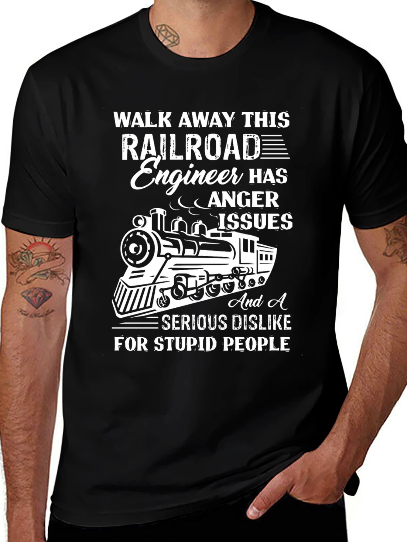Variant 16 of Railroad Engineer Anger Issues T-Shirt