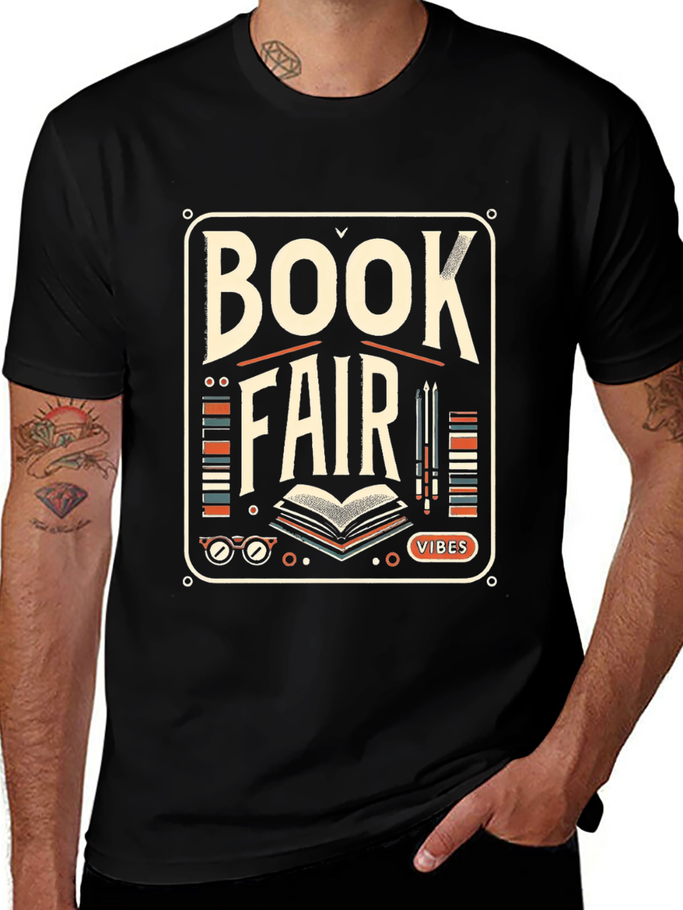 Variant 3 of Book Fair Vibes Graphic Tee