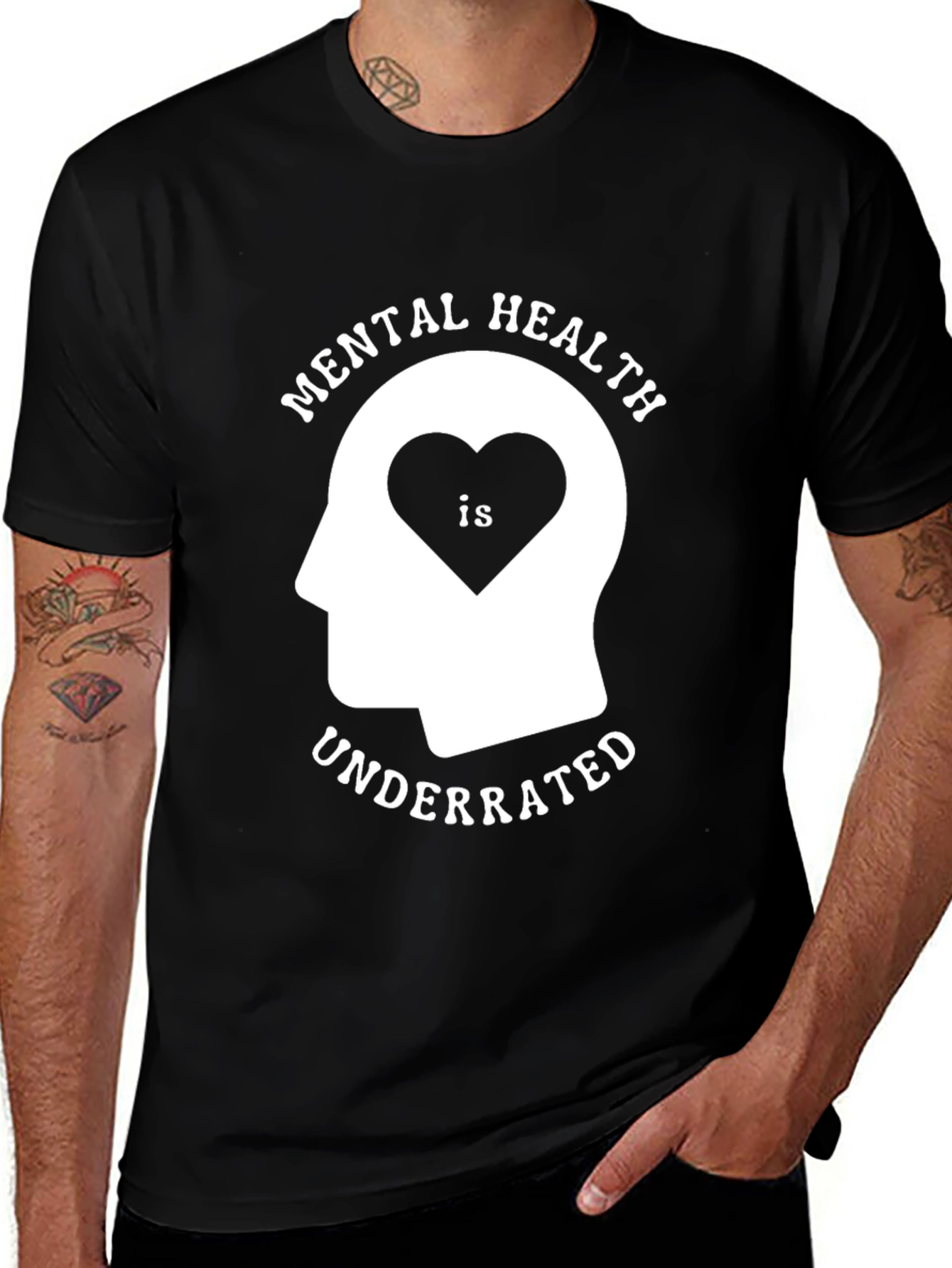 Variant 27 of Mental Health Underrated Graphic Tee