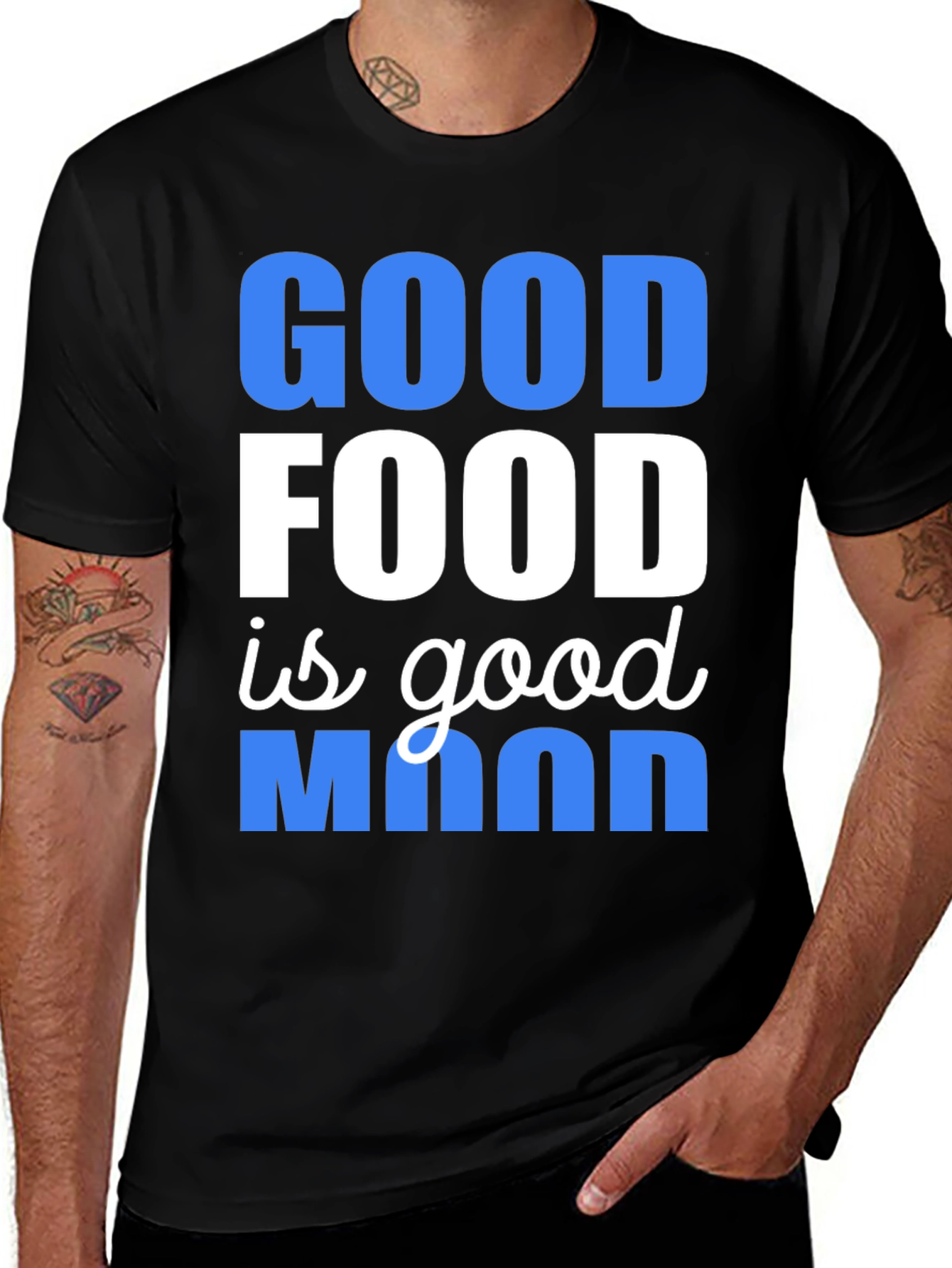 Variant 18 of Good Food Good Mood T-Shirt