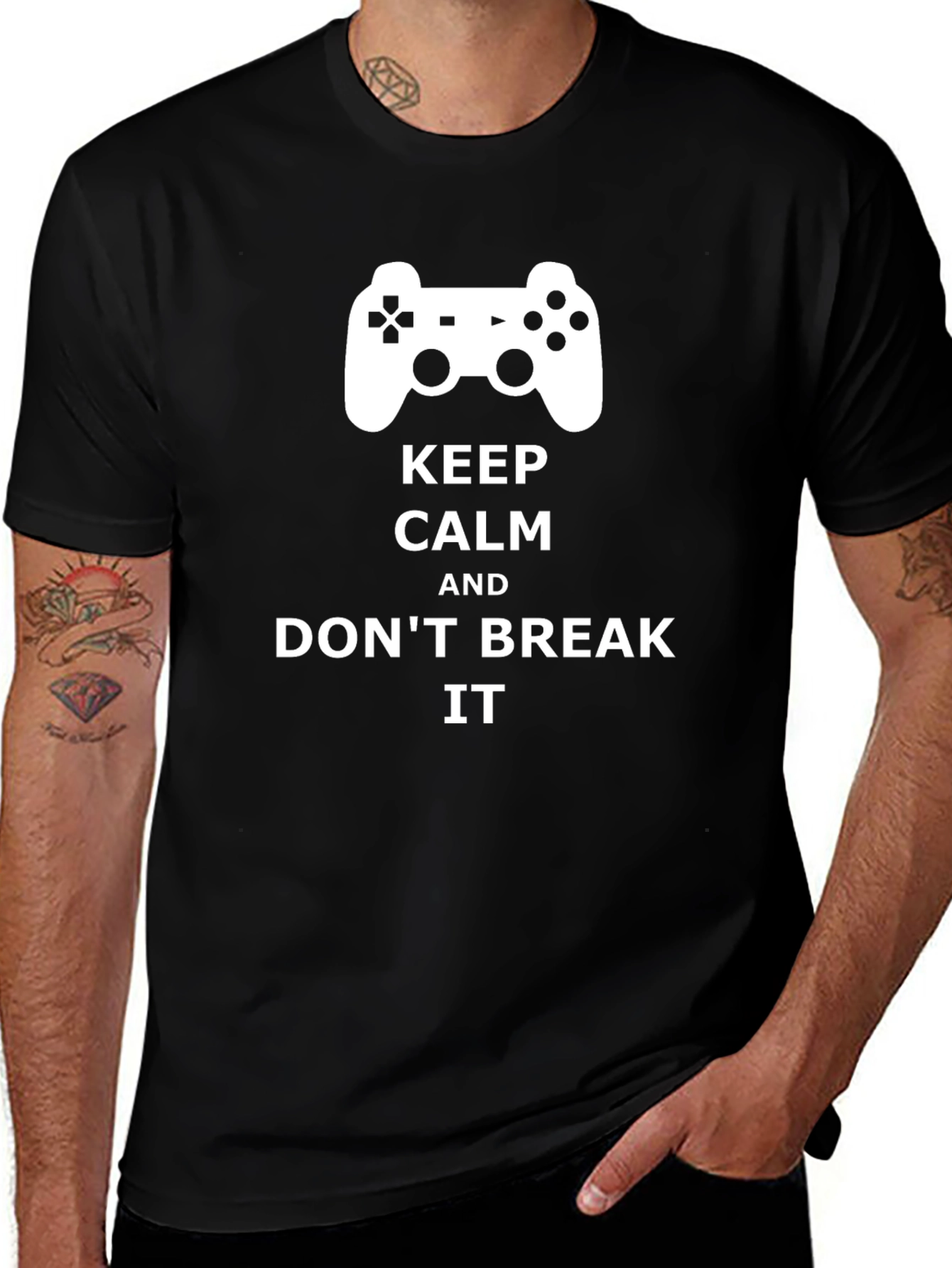 Variant 23 of Keep Calm Don't Break It T-Shirt - Gamer Humor