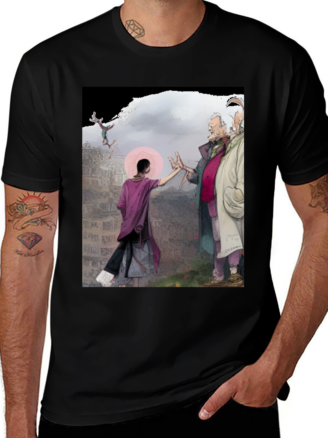 Variant 30 of Artistic Graphic Tee: Unique Design